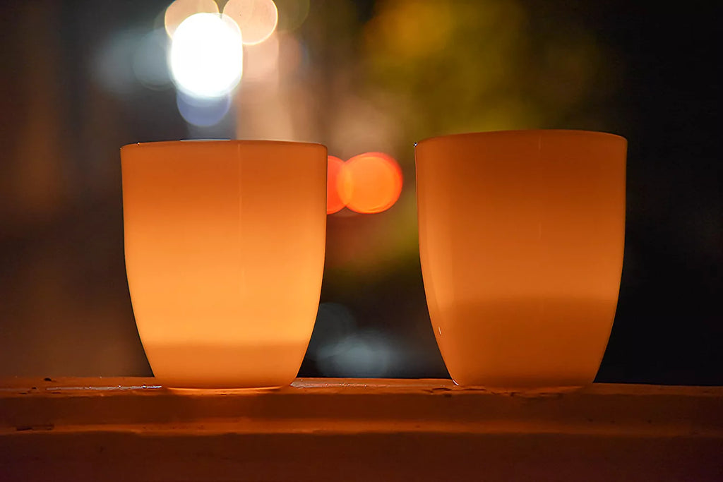 Tisch Windlicht aus Porzellan kaufen