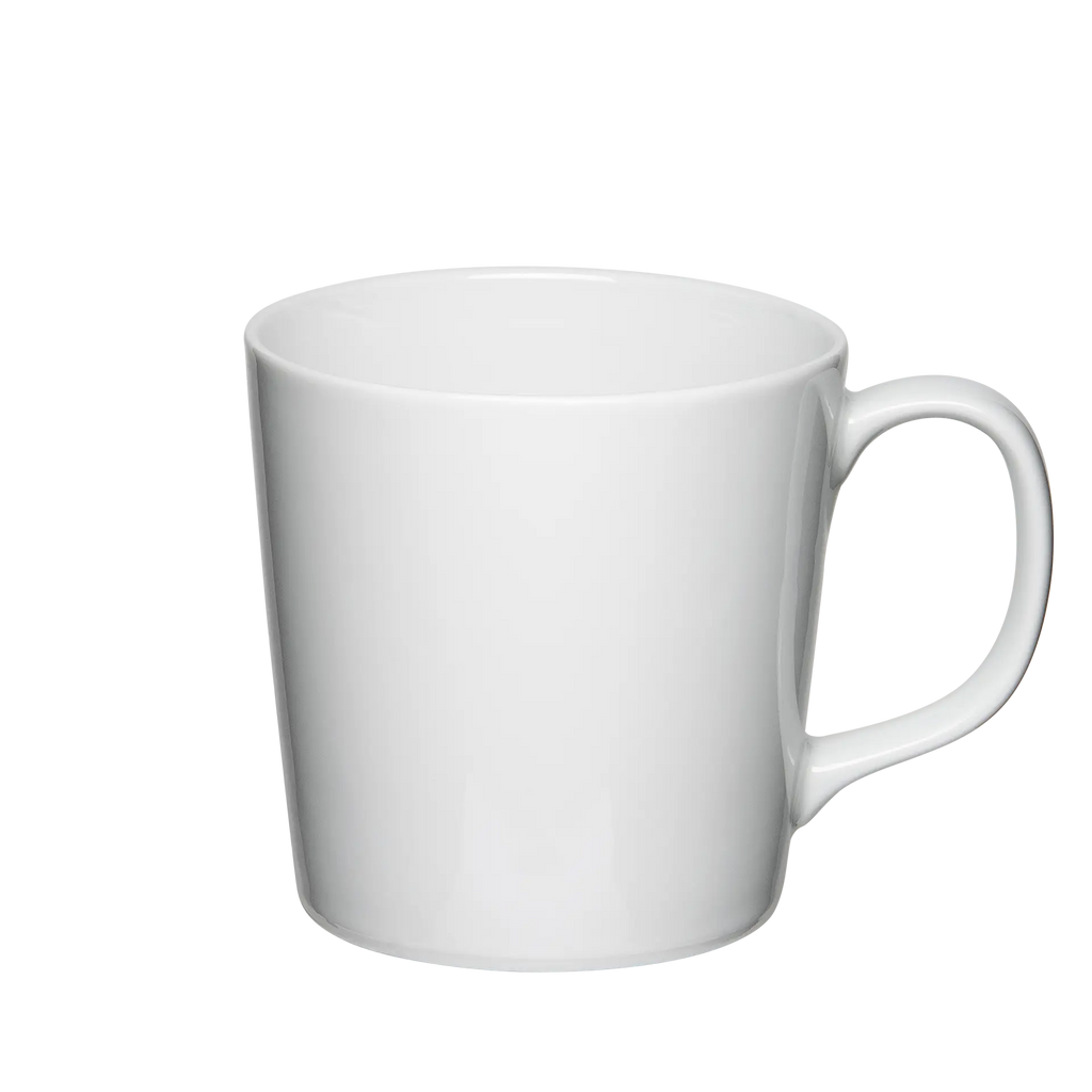 Großer Kaffeepott aus Porzellan in Weiß 500 ml | Mahlwerck 
