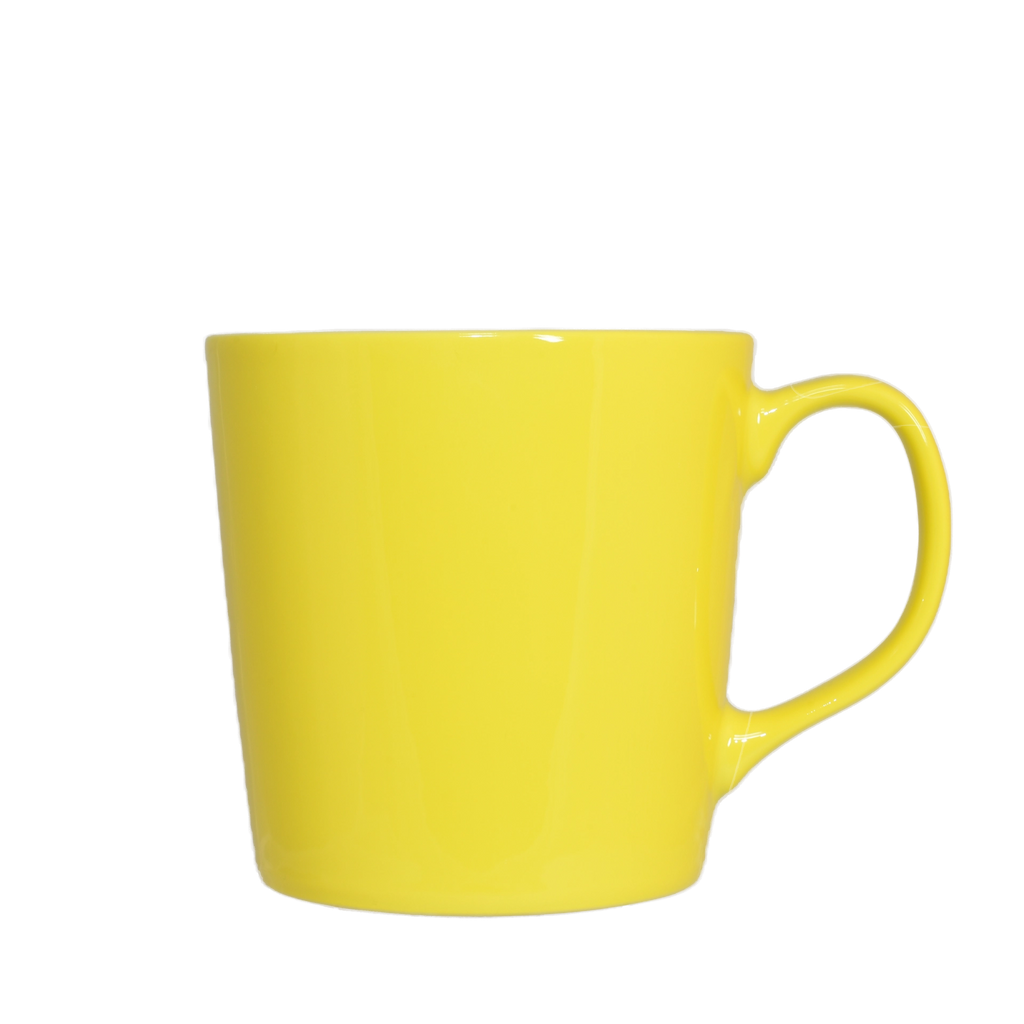 XL Kaffeepott aus Porzellan in Gelb 500 ml | Mahlwerck