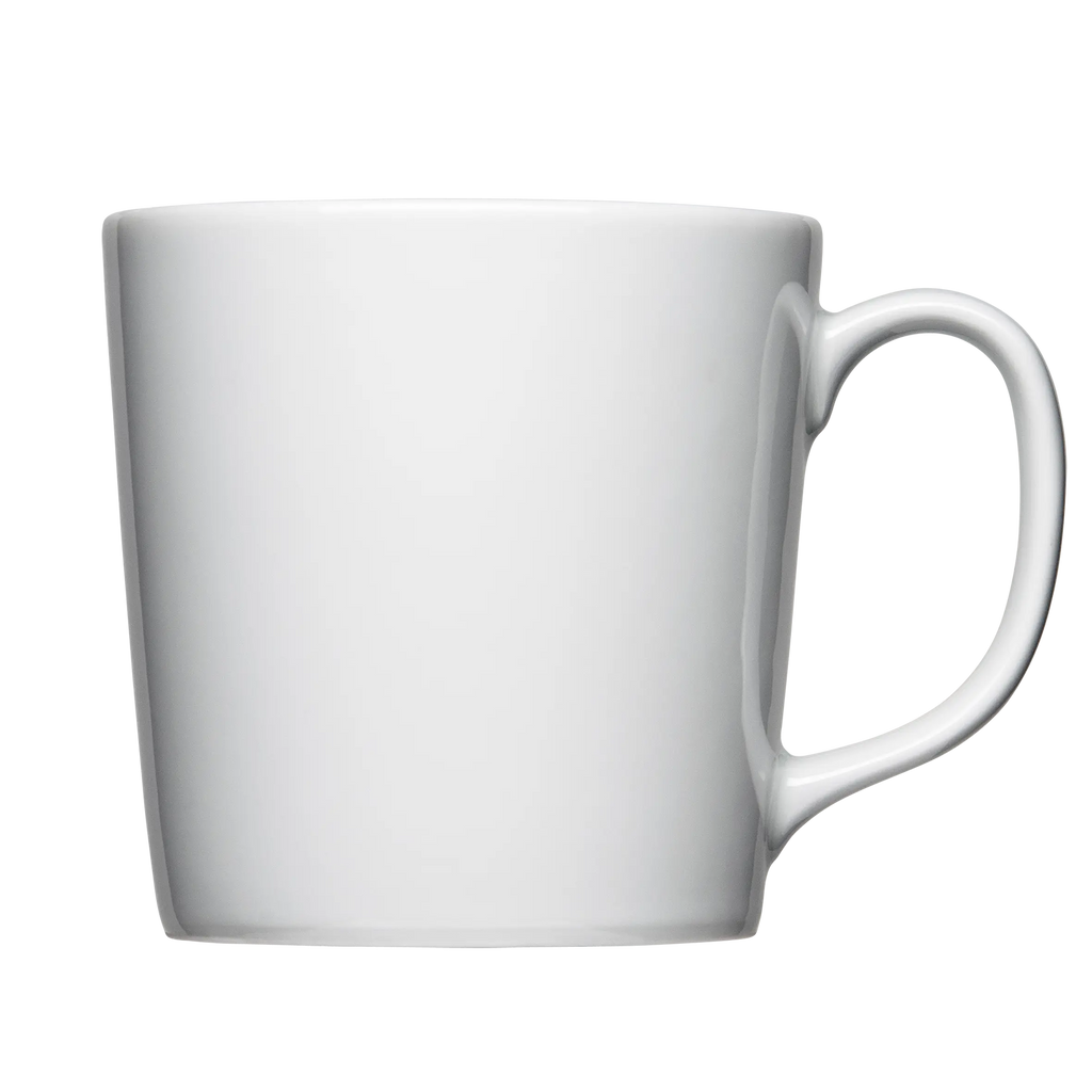 Riesen Kaffeepott aus Porzellan in Schwarz-Weiß 500 ml | Mahlwerck