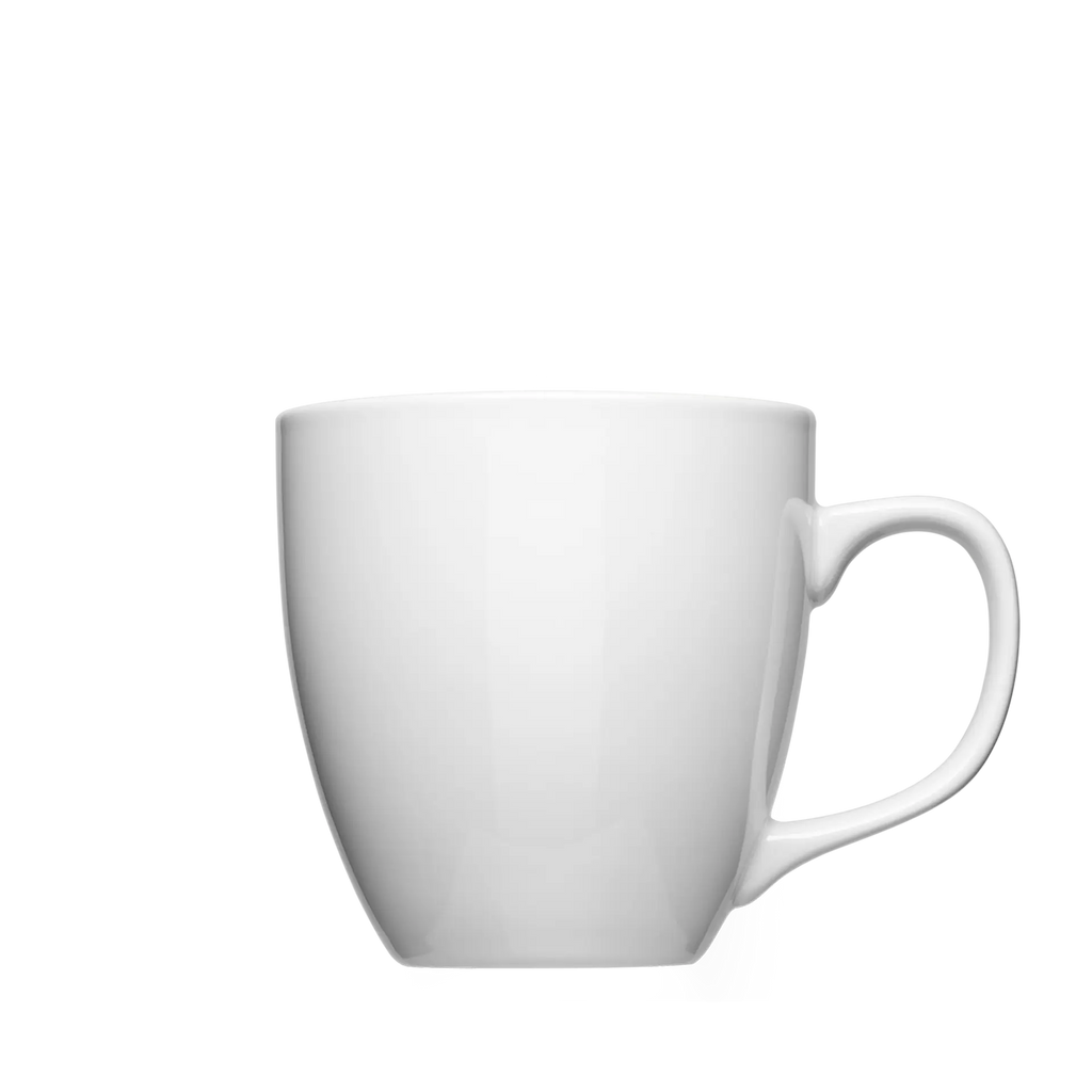 grosse weisse tasse aus porzellan 450ml