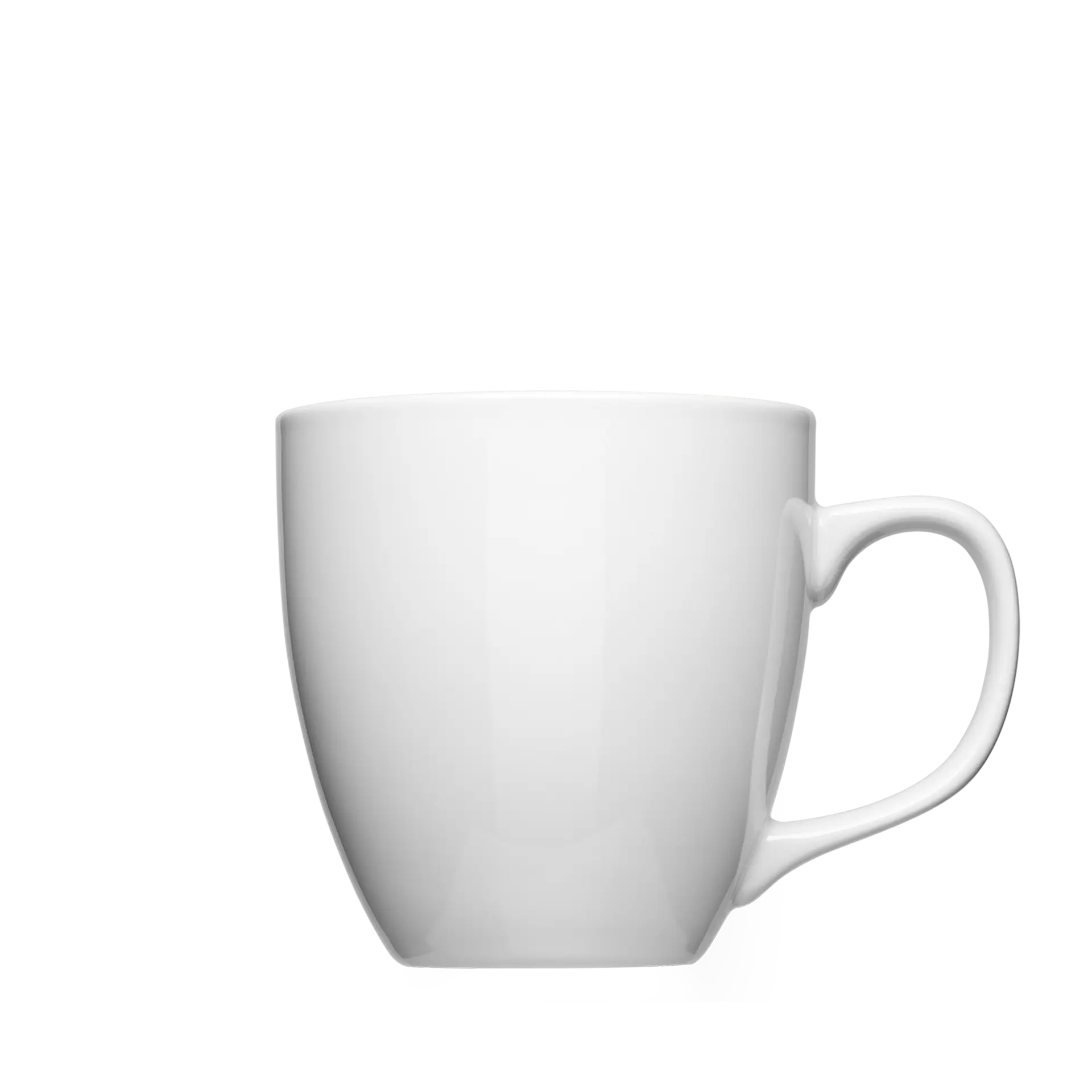 grosse weisse tasse aus porzellan 450ml