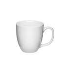 weisse kaffee-tasse xxl glänzend 450ml