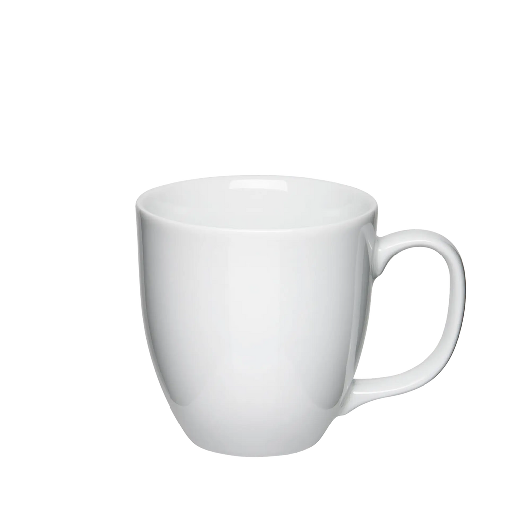 weisse kaffee-tasse xxl glänzend 450ml