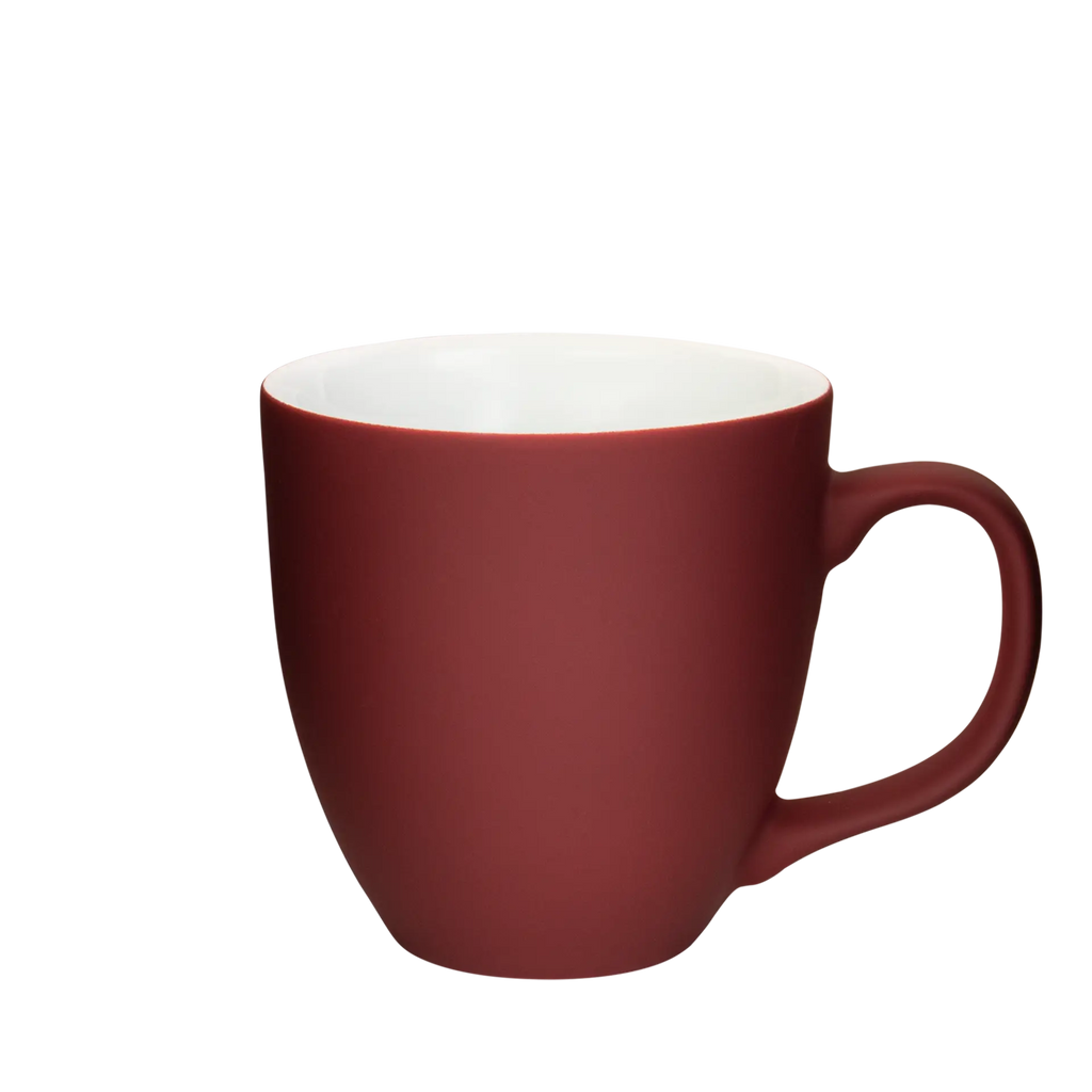 wein-rote jumbo-tasse in matt 450ml