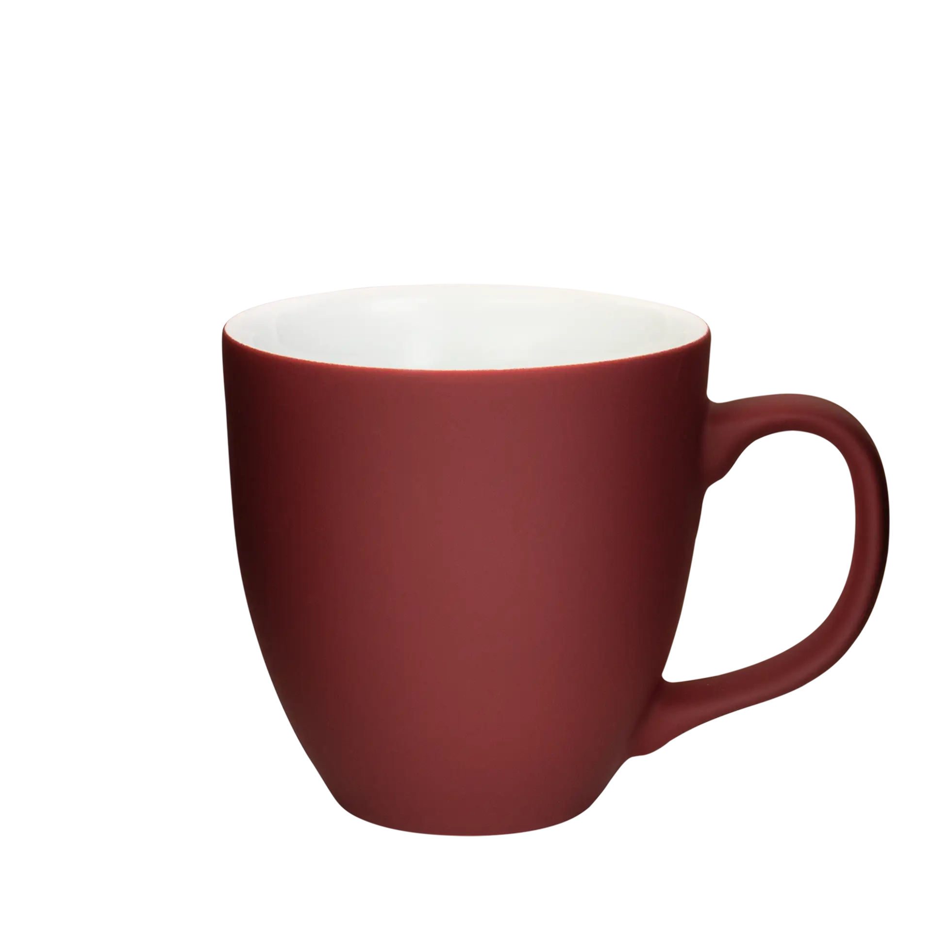wein-rote jumbo-tasse in matt 450ml