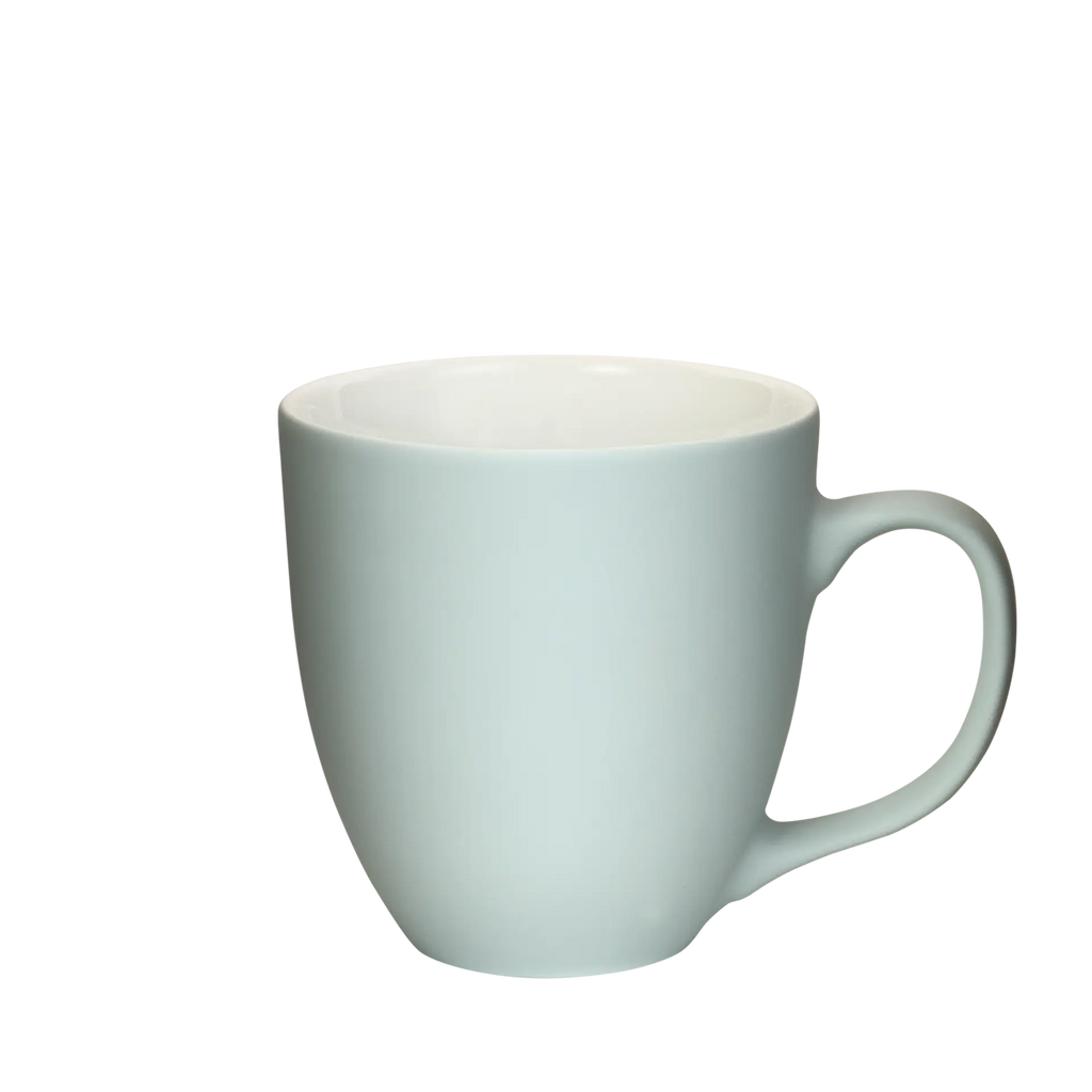 cappucino-tasse in kühlem blau 450ml