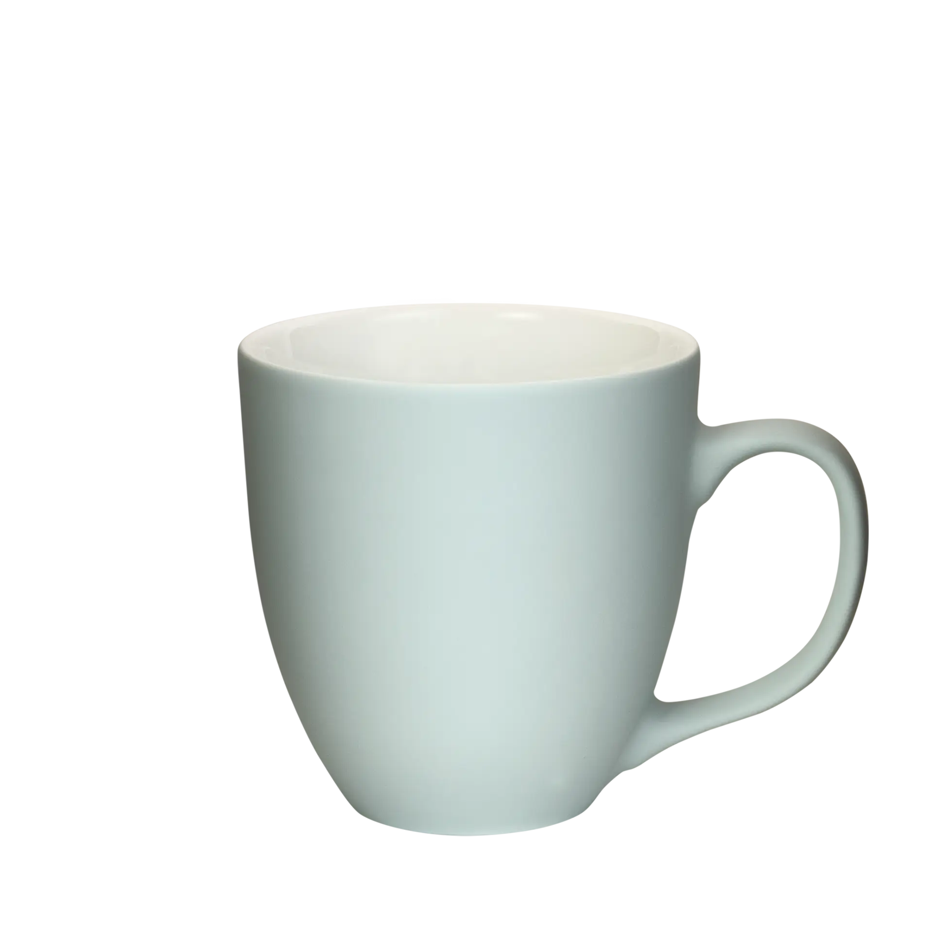 cappucino-tasse in kühlem blau 450ml