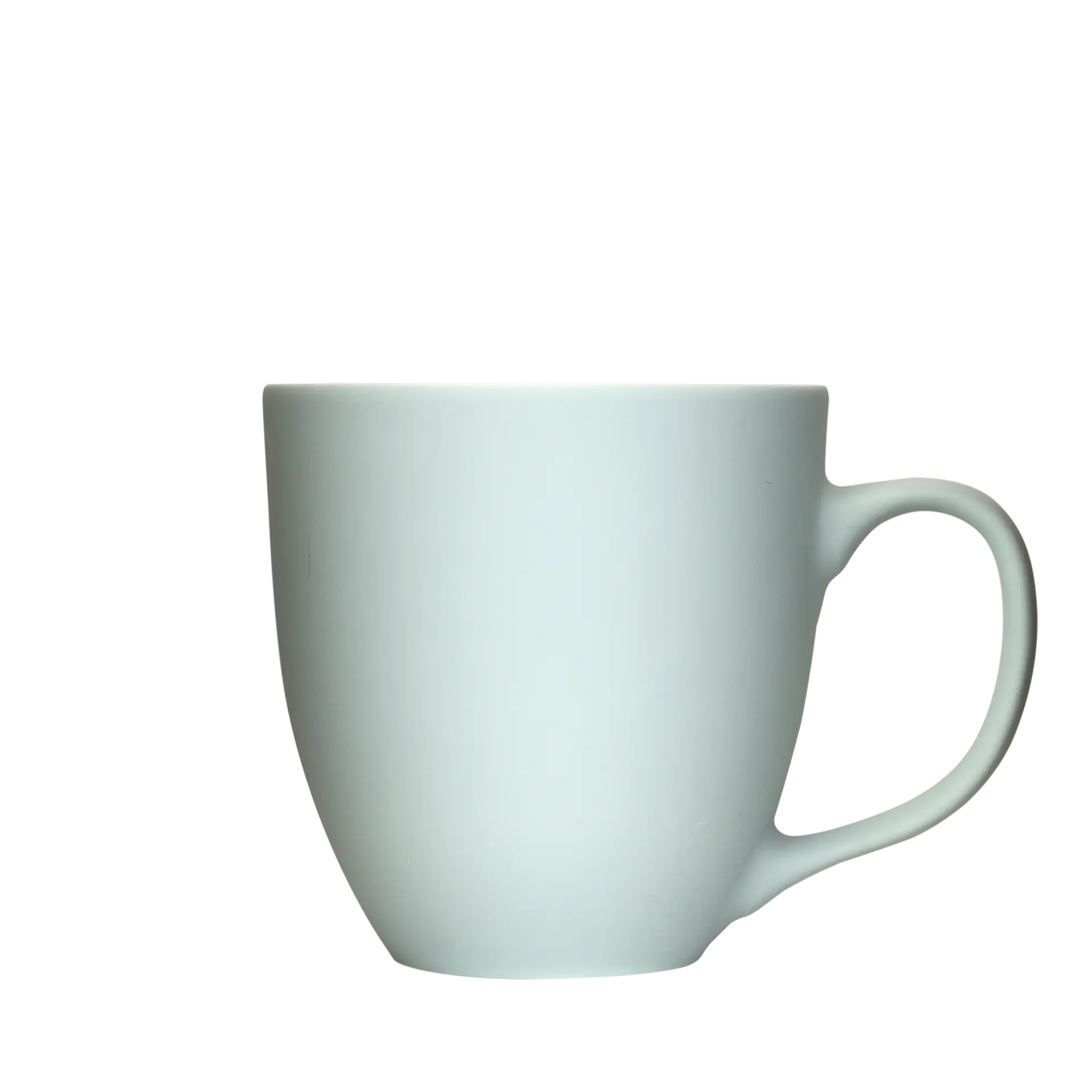 hell-blaue porzellan-tasse in xxl 450ml
