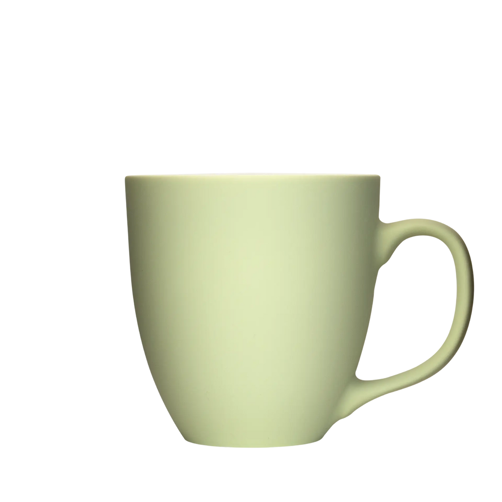 grosser kaffee-becher in gruen 450ml