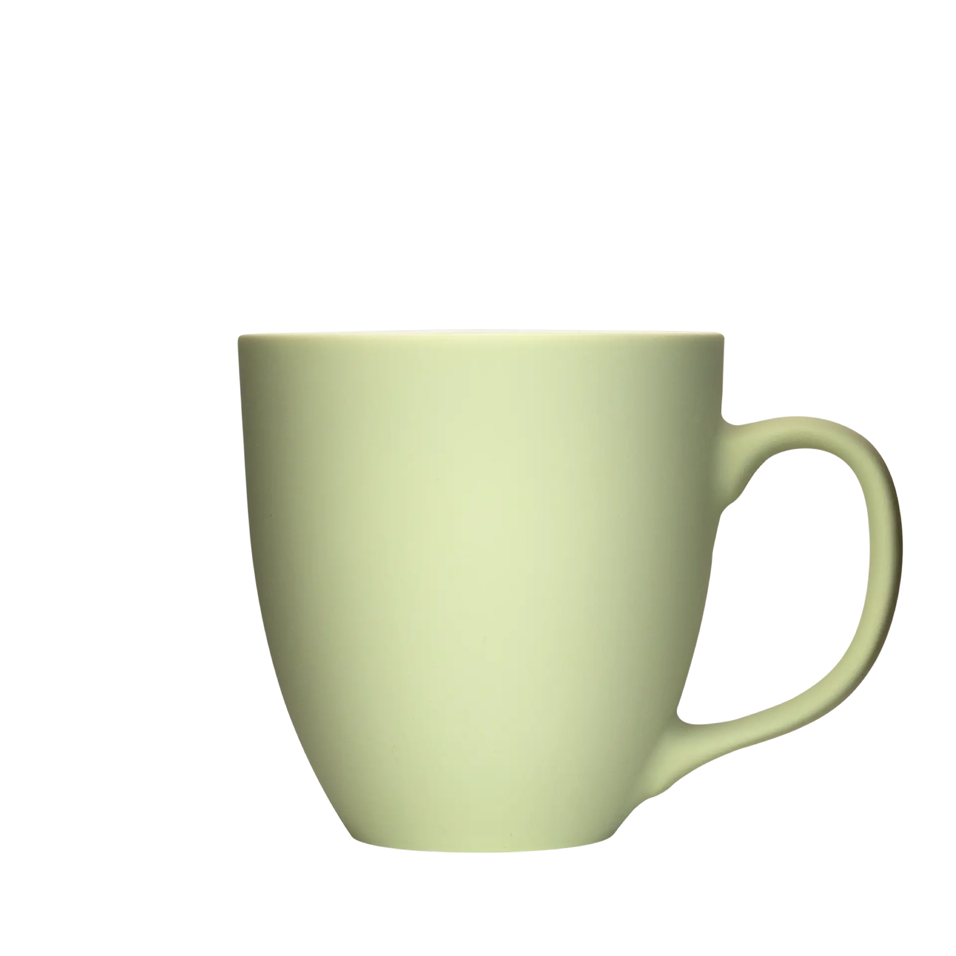 grosser kaffee-becher in gruen 450ml