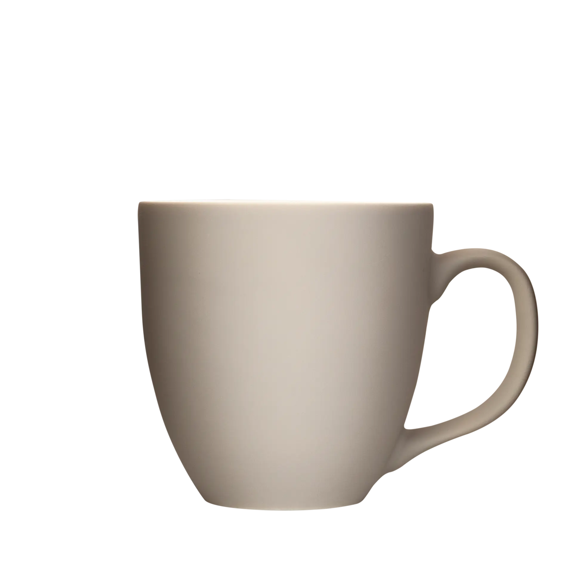 keramik-tasse in warmen grau 450ml