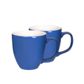 Jumbo Tasse aus Porzellan 2er Set blau - Mahlwerck Manufaktur