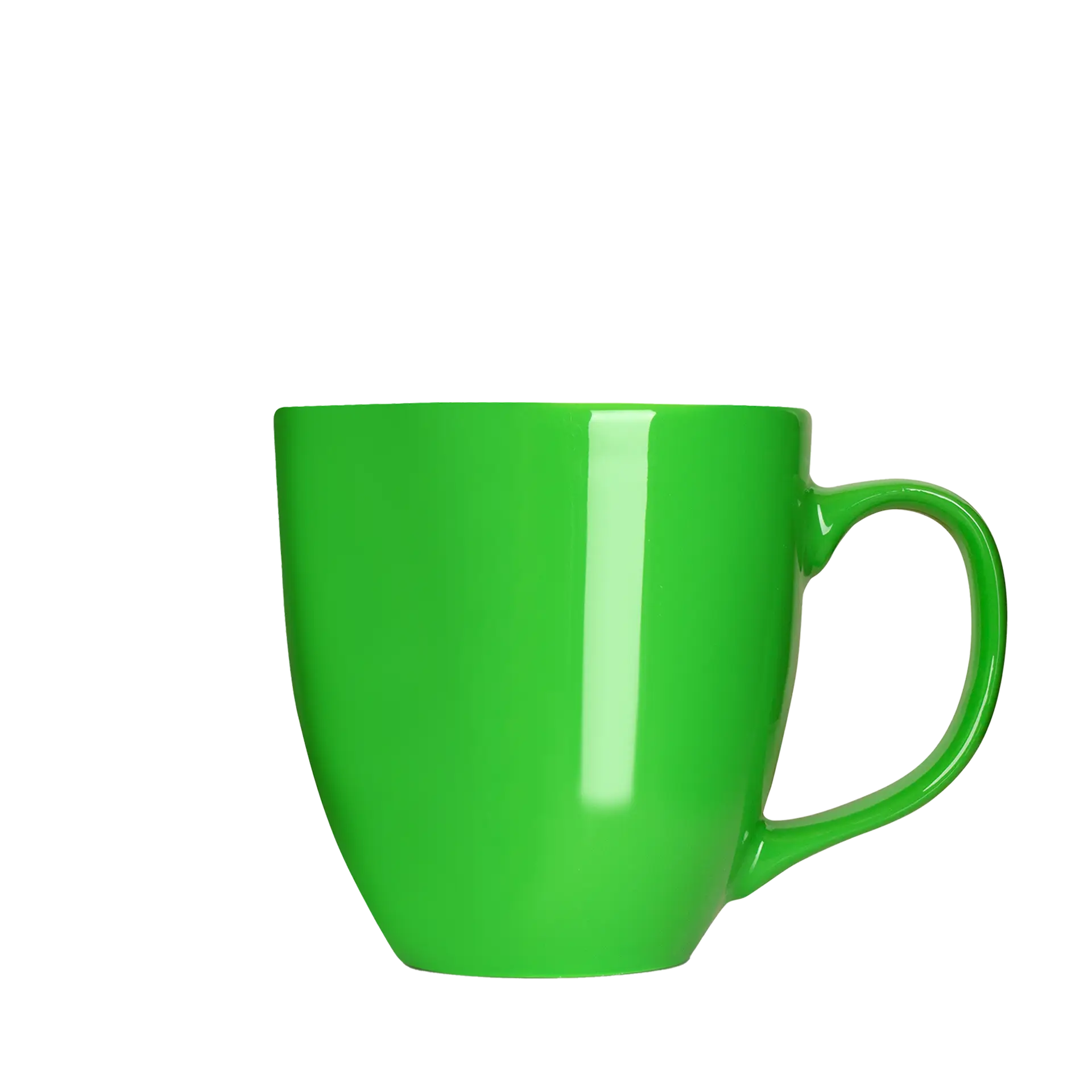 glaenzende xxl-tasse in gruen 450ml