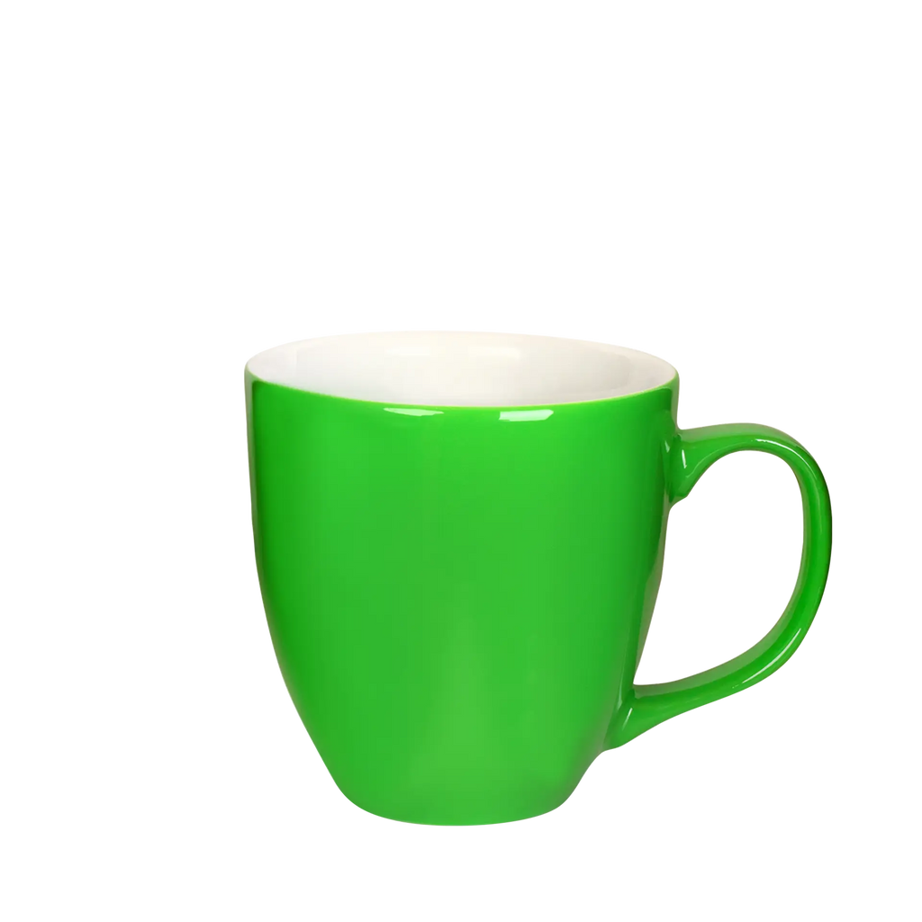 tee-tasse in knalligem gruen 450ml