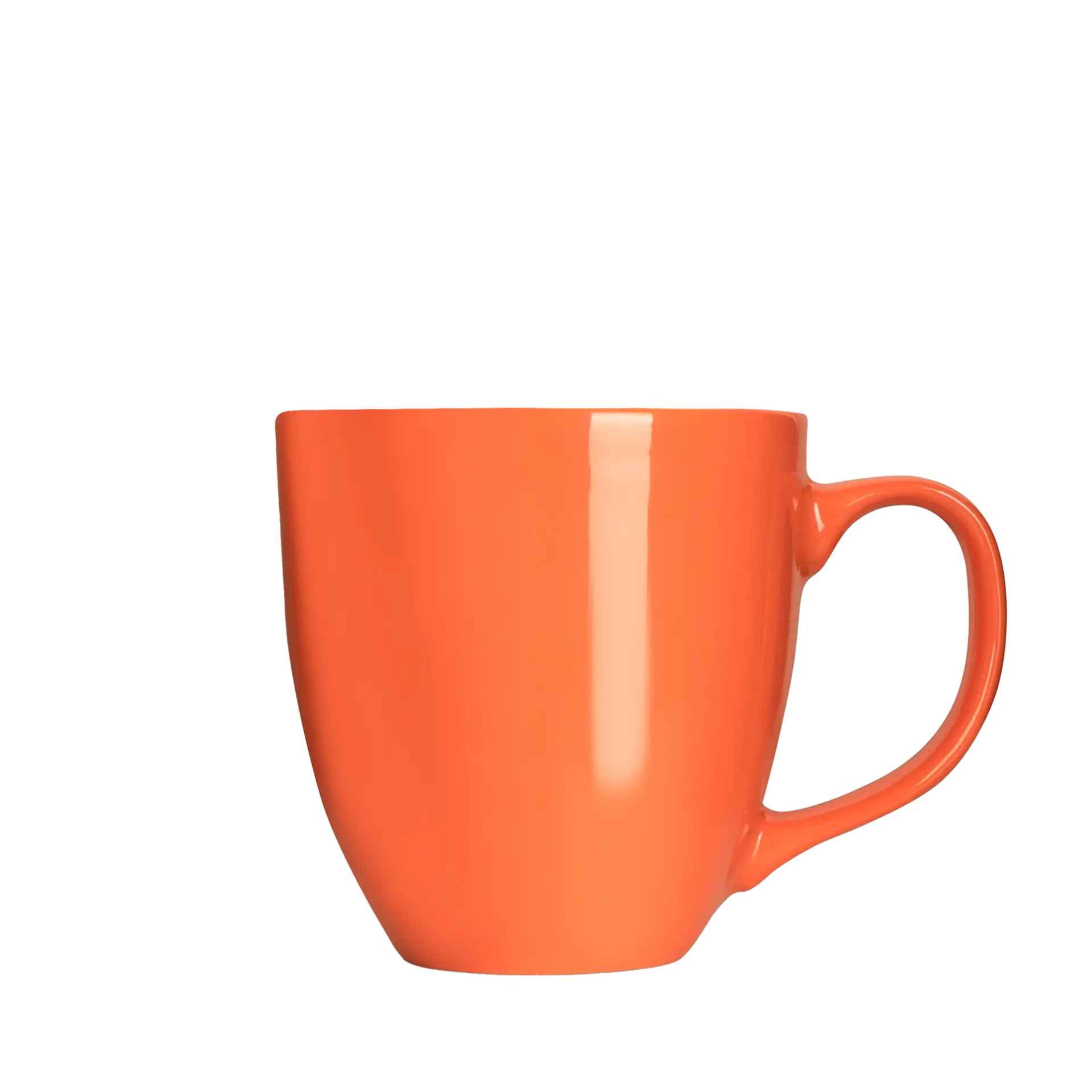 xxl milchkaffee-tasse in orange 450ml