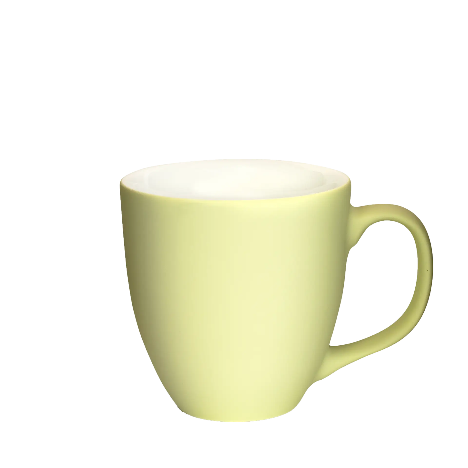 grosse porzellan-tasse in hell-gruen 450ml