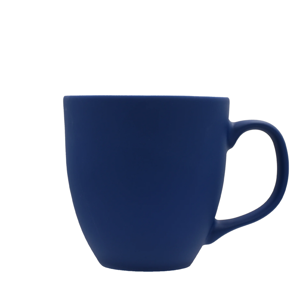 Becher matt blau Porzellan 400 ml