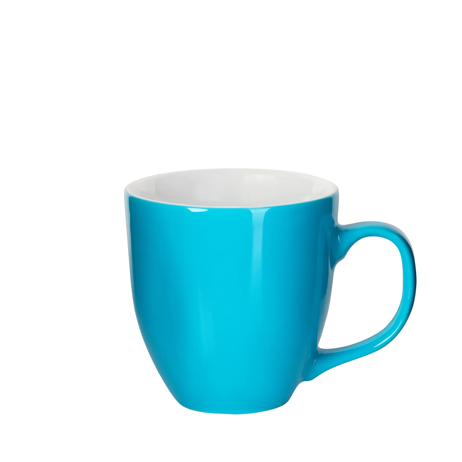 grosse cappucino-tasse in blau 450ml