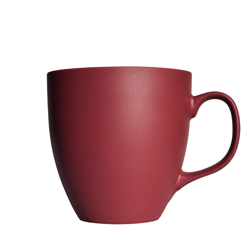 Matte Jumbo Riesen Teetasse in Violett 600 ml | Mahlwerck