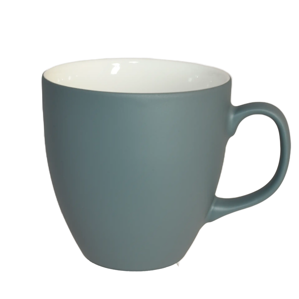 Matte Riesen Tasse in Grau aus Porzellan 600 ml | Mahlwerck