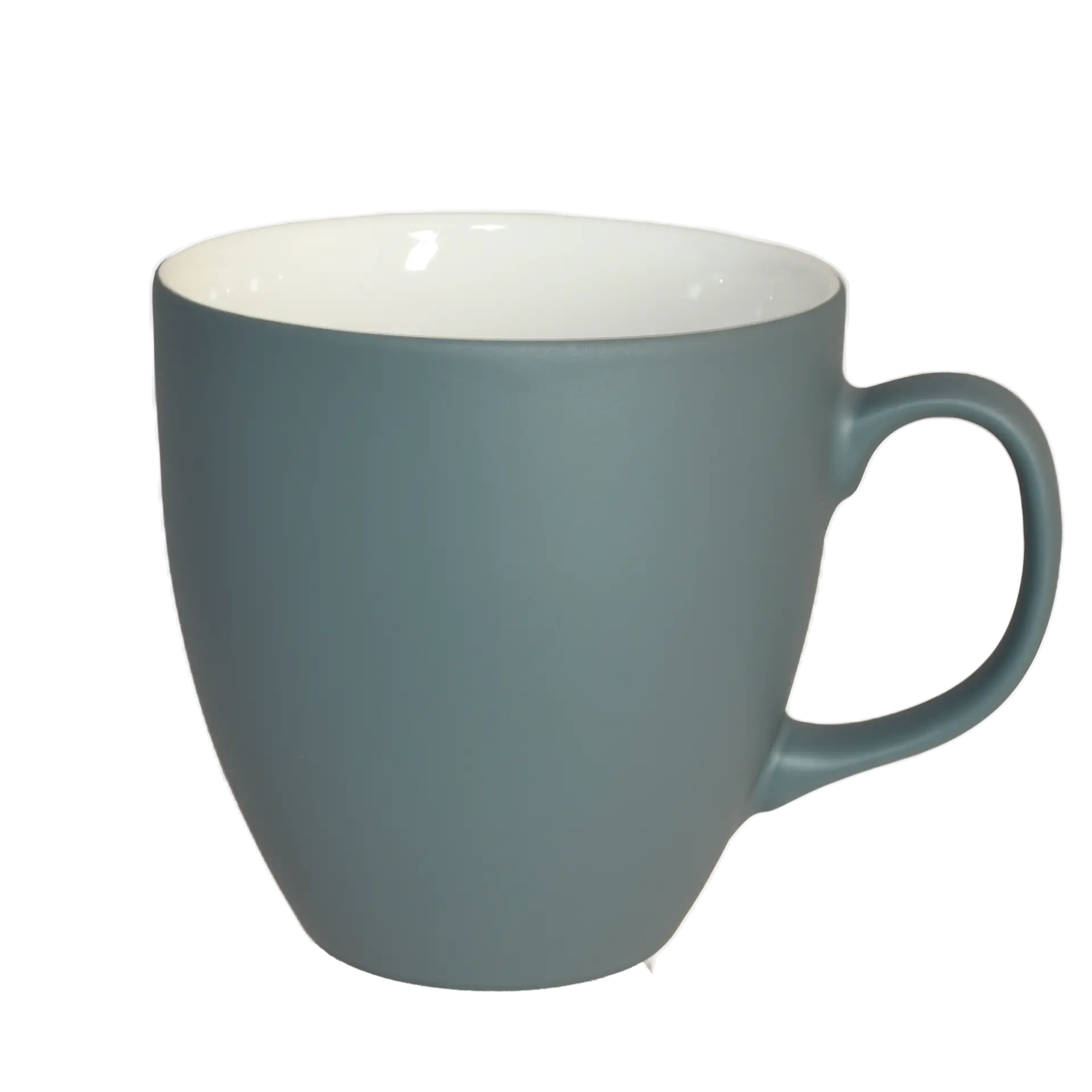 Matte Riesen Tasse in Grau aus Porzellan 600 ml | Mahlwerck