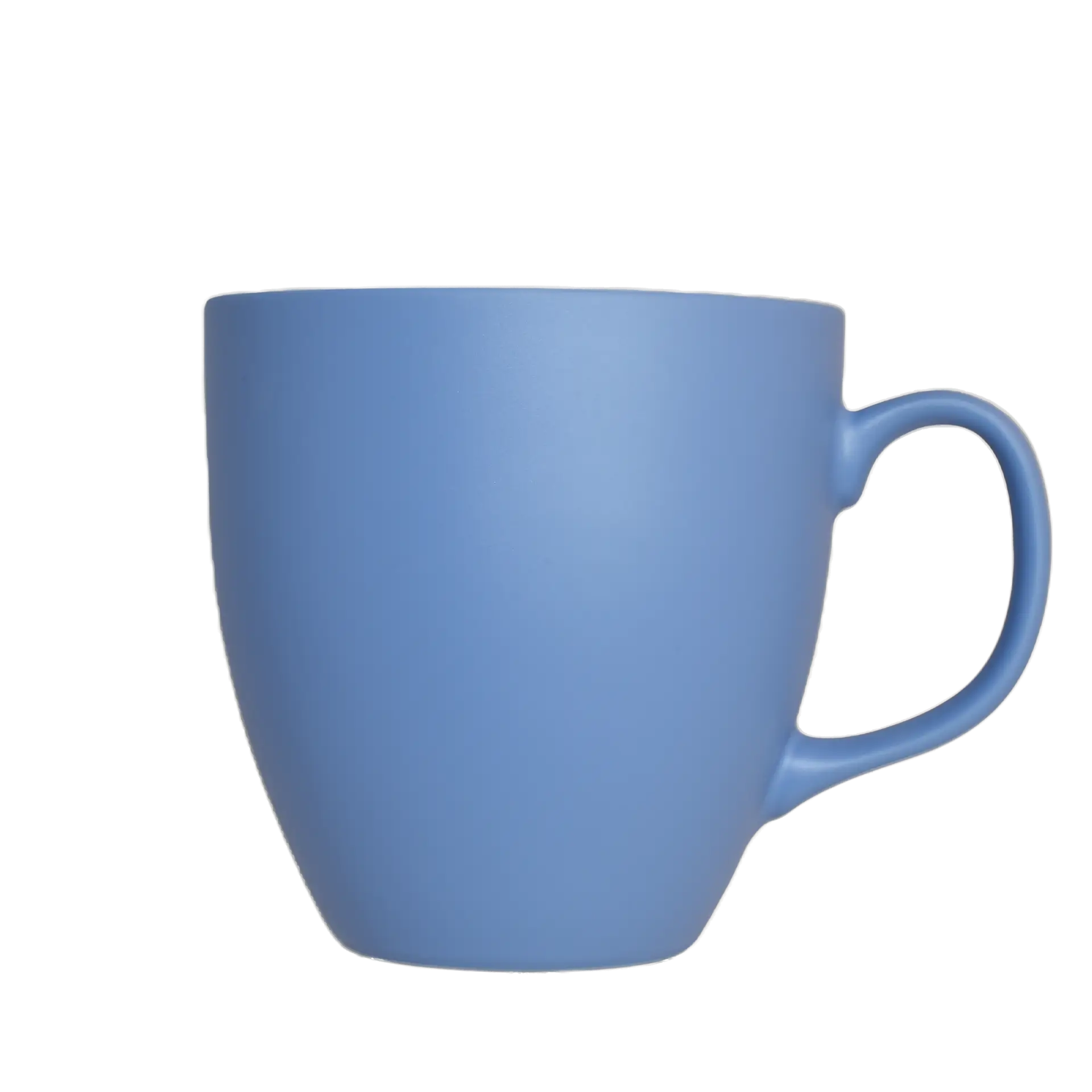 Matte Riesen Kaffeetasse in Blau aus Porzellan | Mahlwerck