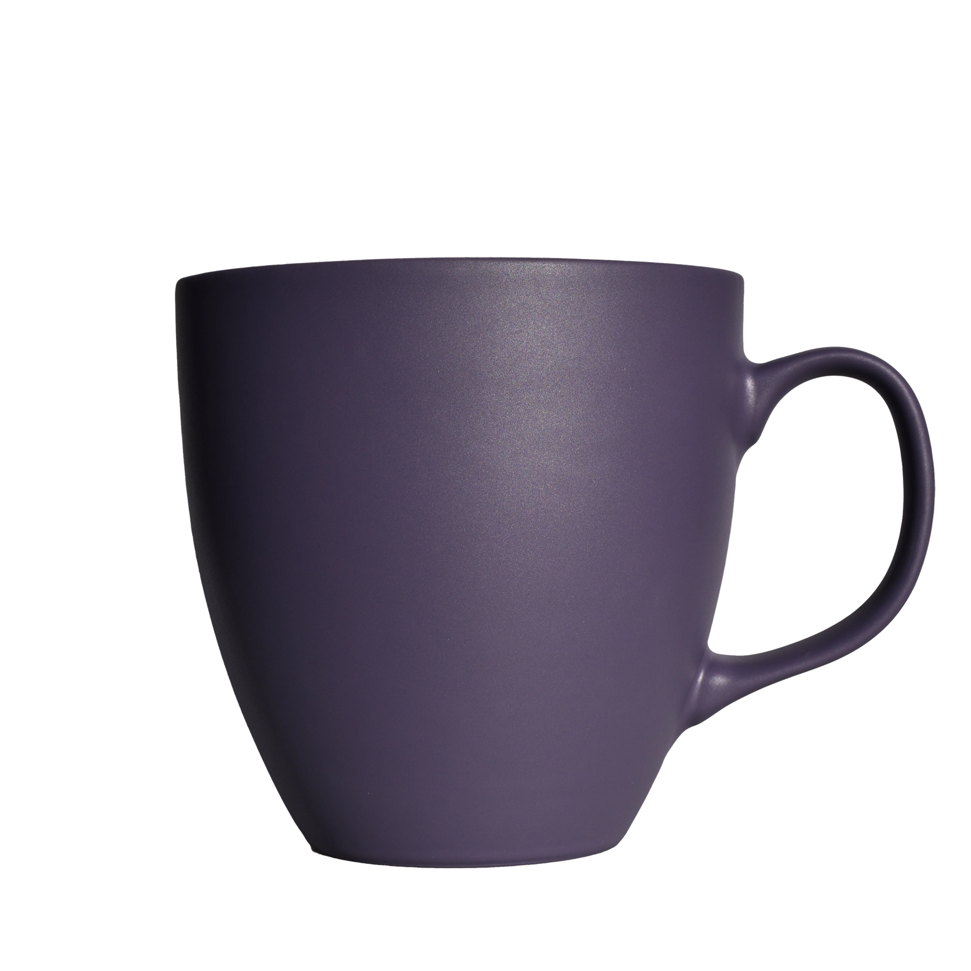 Matte XXL Jumbo Teetasse in Violett 600 ml | Mahlwerck