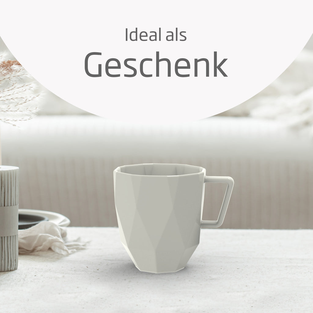 Designtasse Poly als Geschenkidee