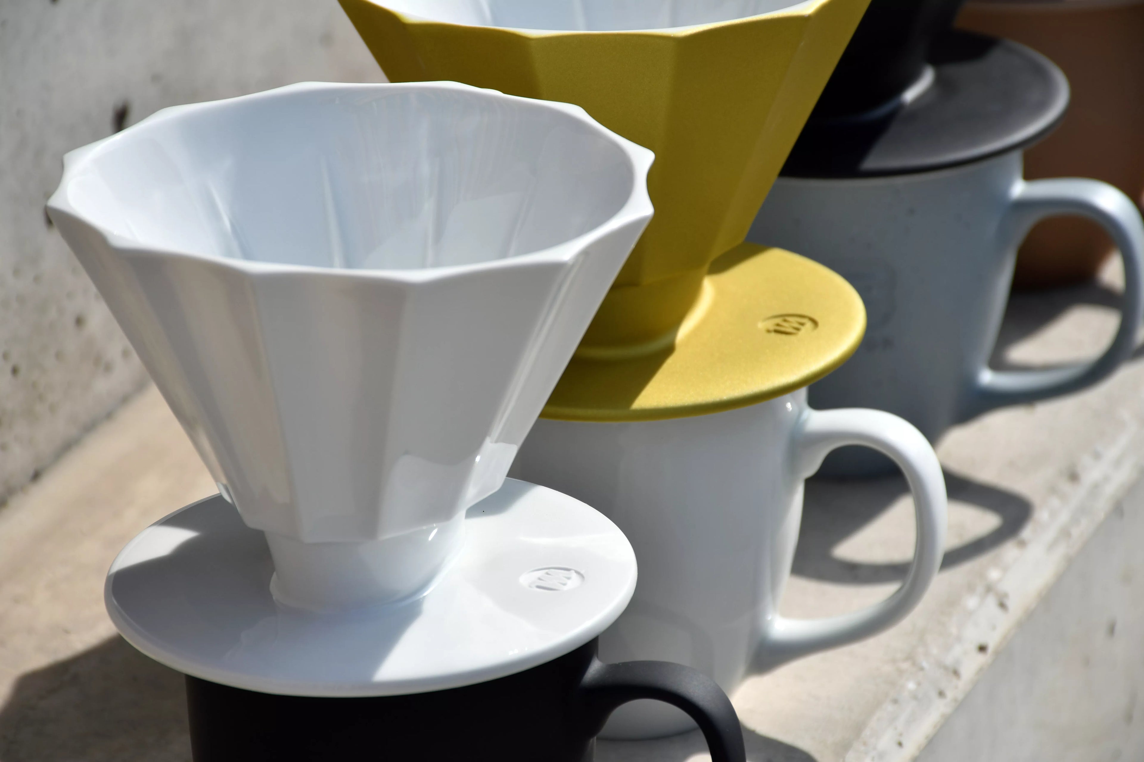 Porzellankaffeefilter weiss