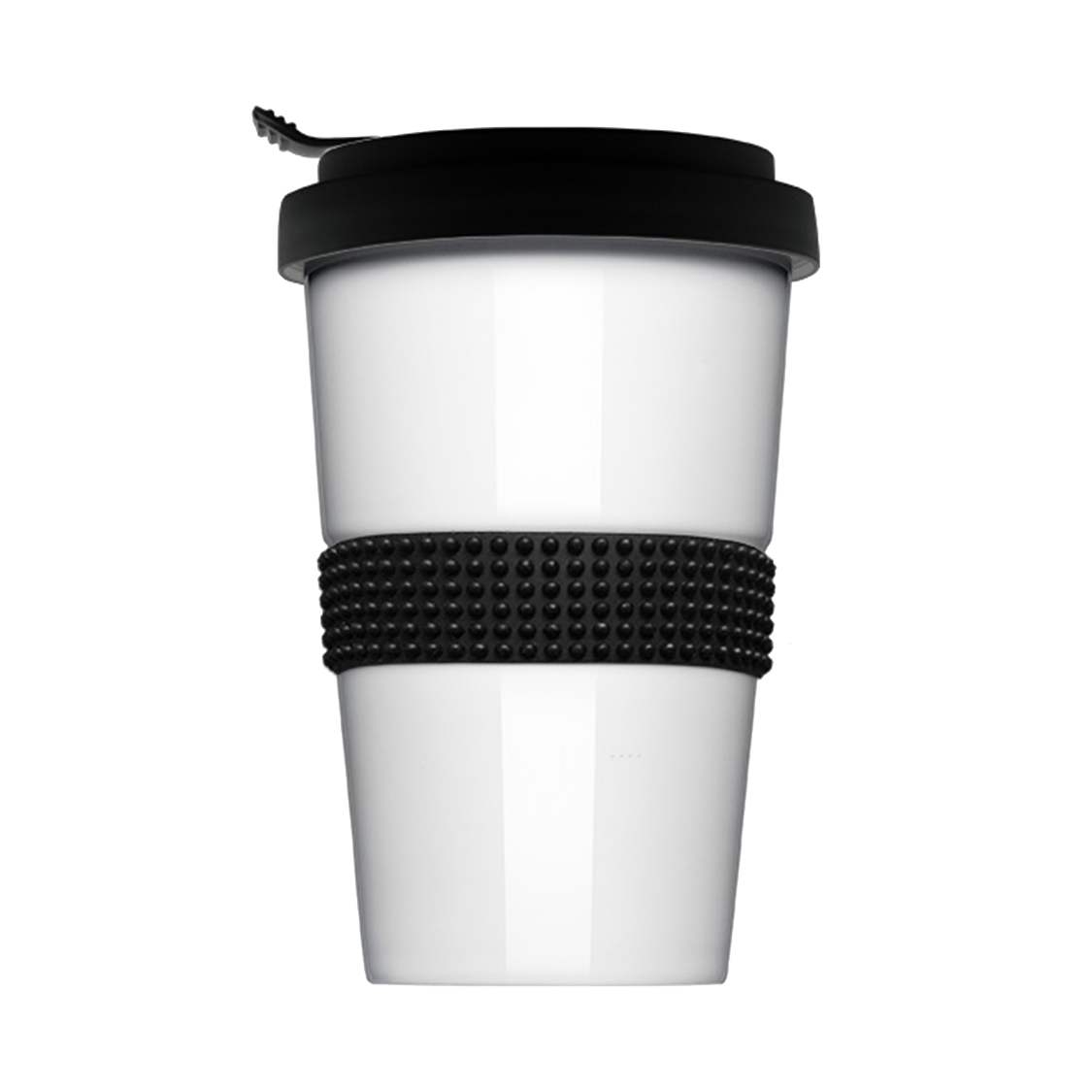 Coffe to go Becher black and white