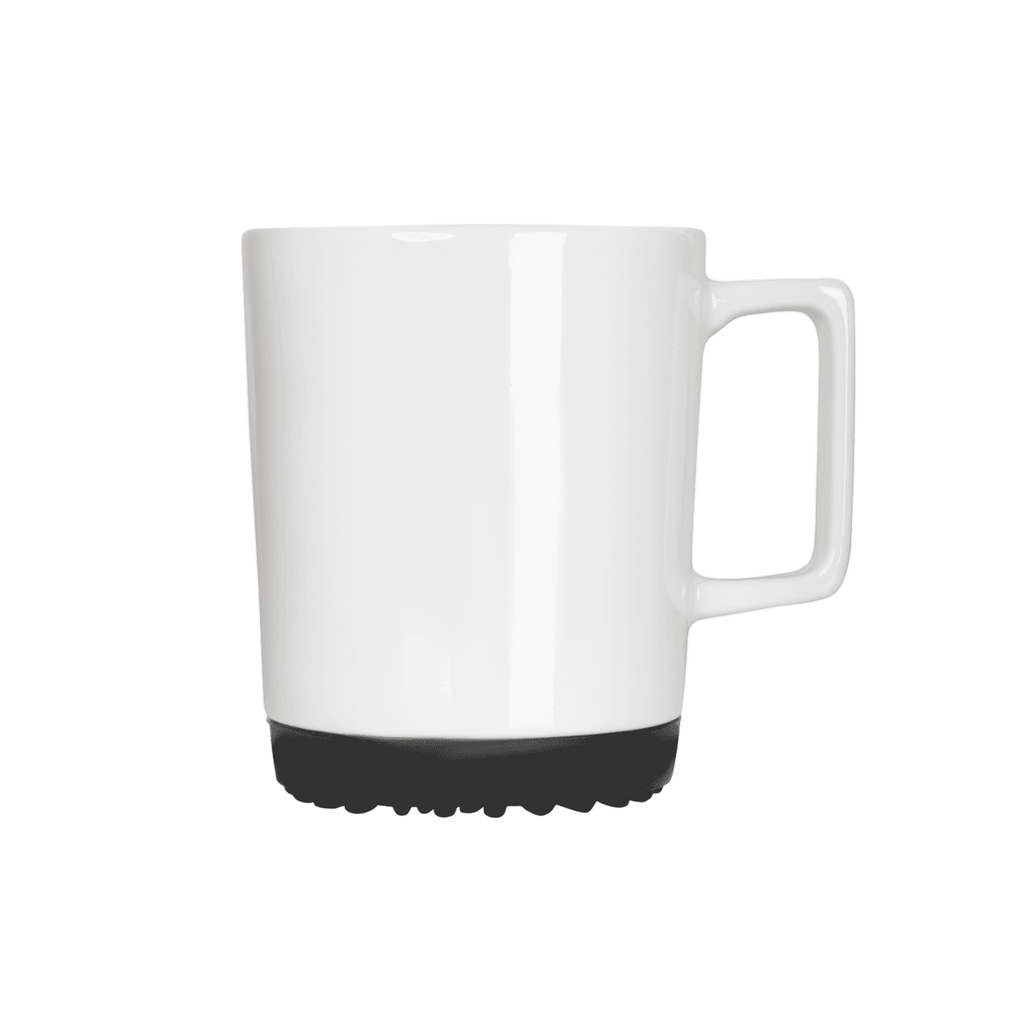 gerade kaffee-tasse mit untertasse aus gummi 350ml