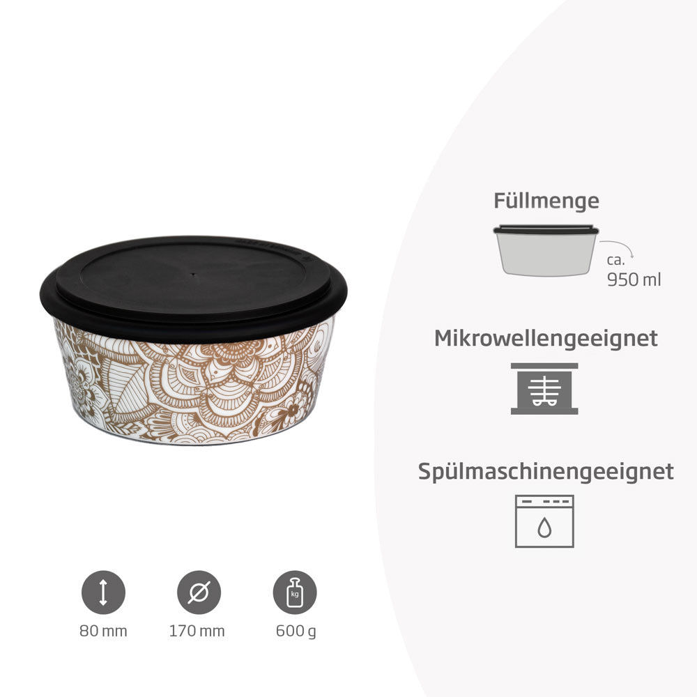 Bowl2Go, Schüssel mit Deckel, 850 ml