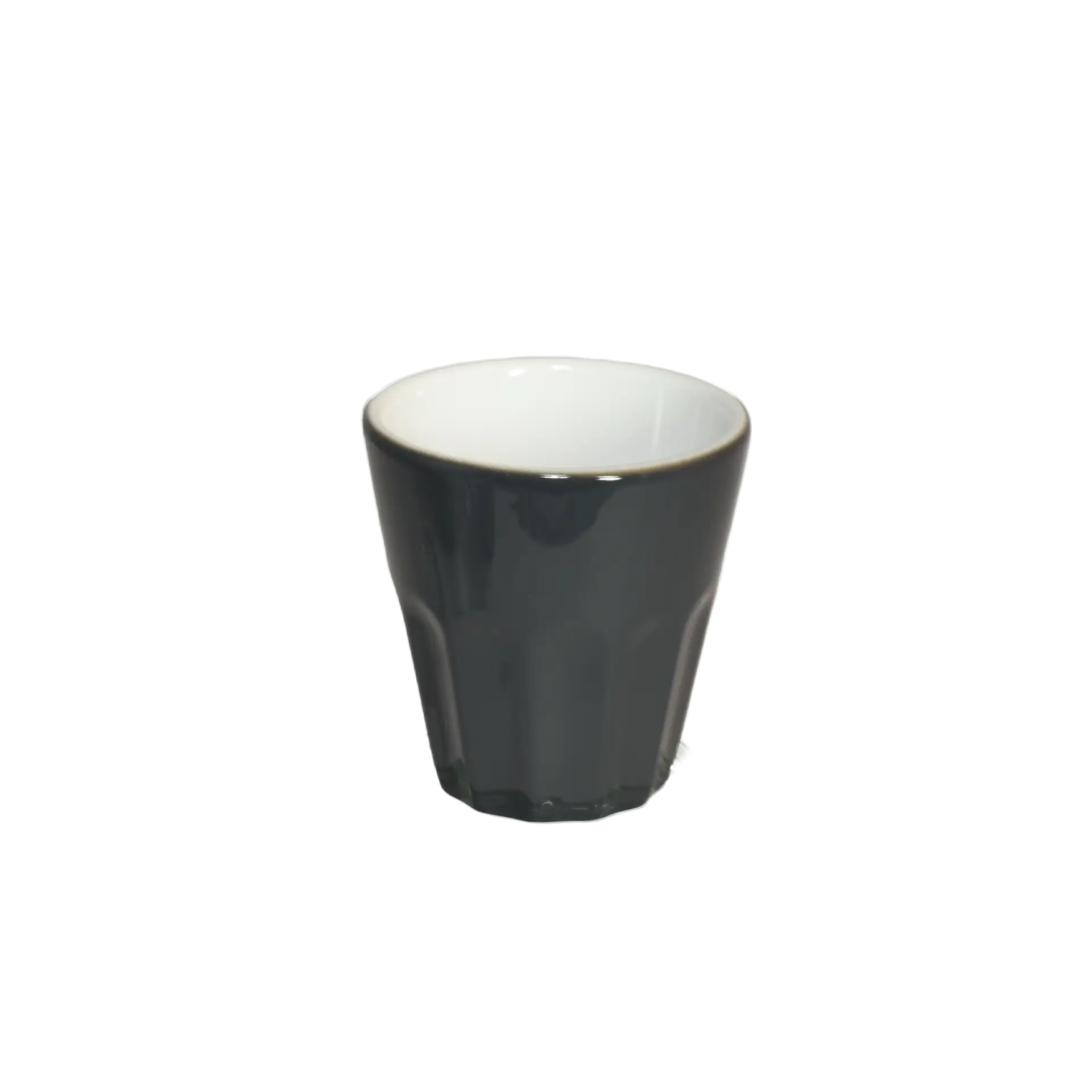 Moderne Latte Macchiato Becher im 4er Set in Anthrazit 100 ml | Mahlwerck Shop