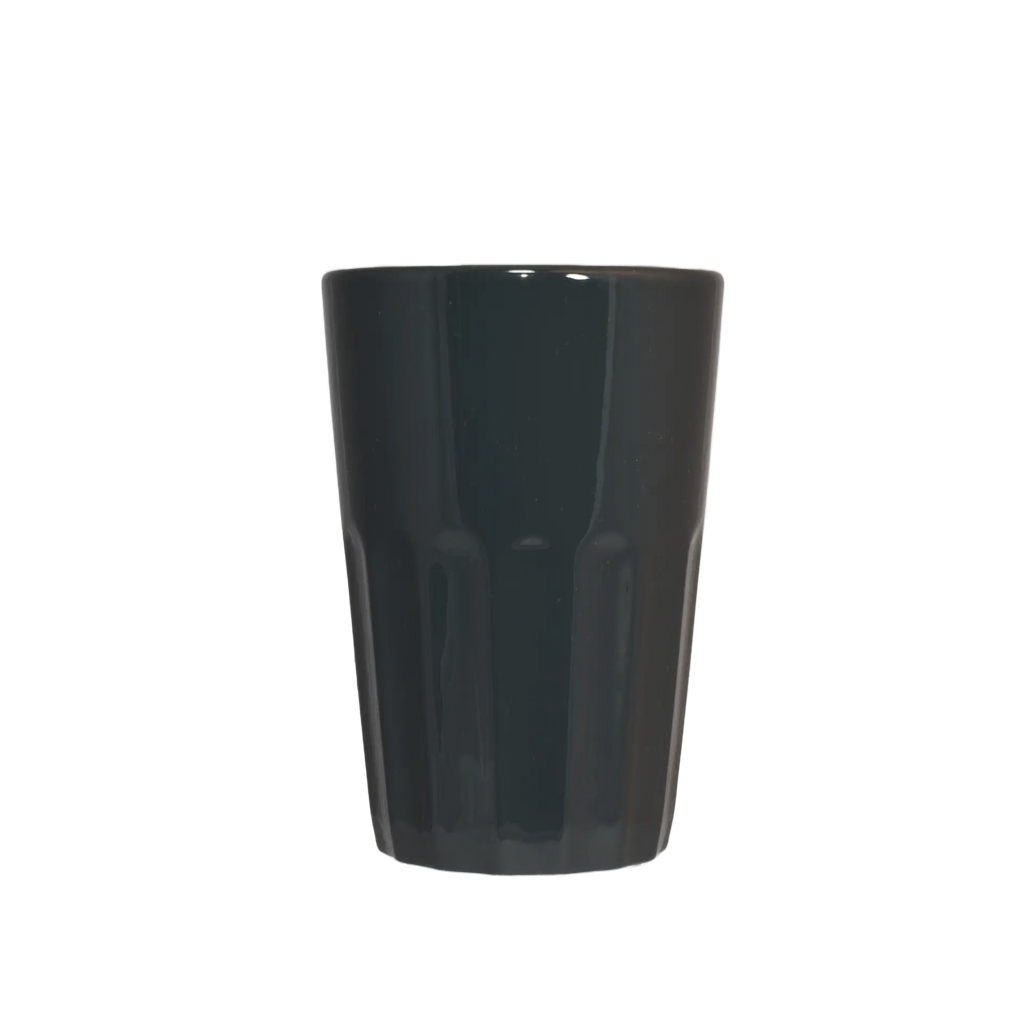 Großes Latte Macchiato Becher 2er Set in Anthrazit 400 ml | Mahlwerck Shop