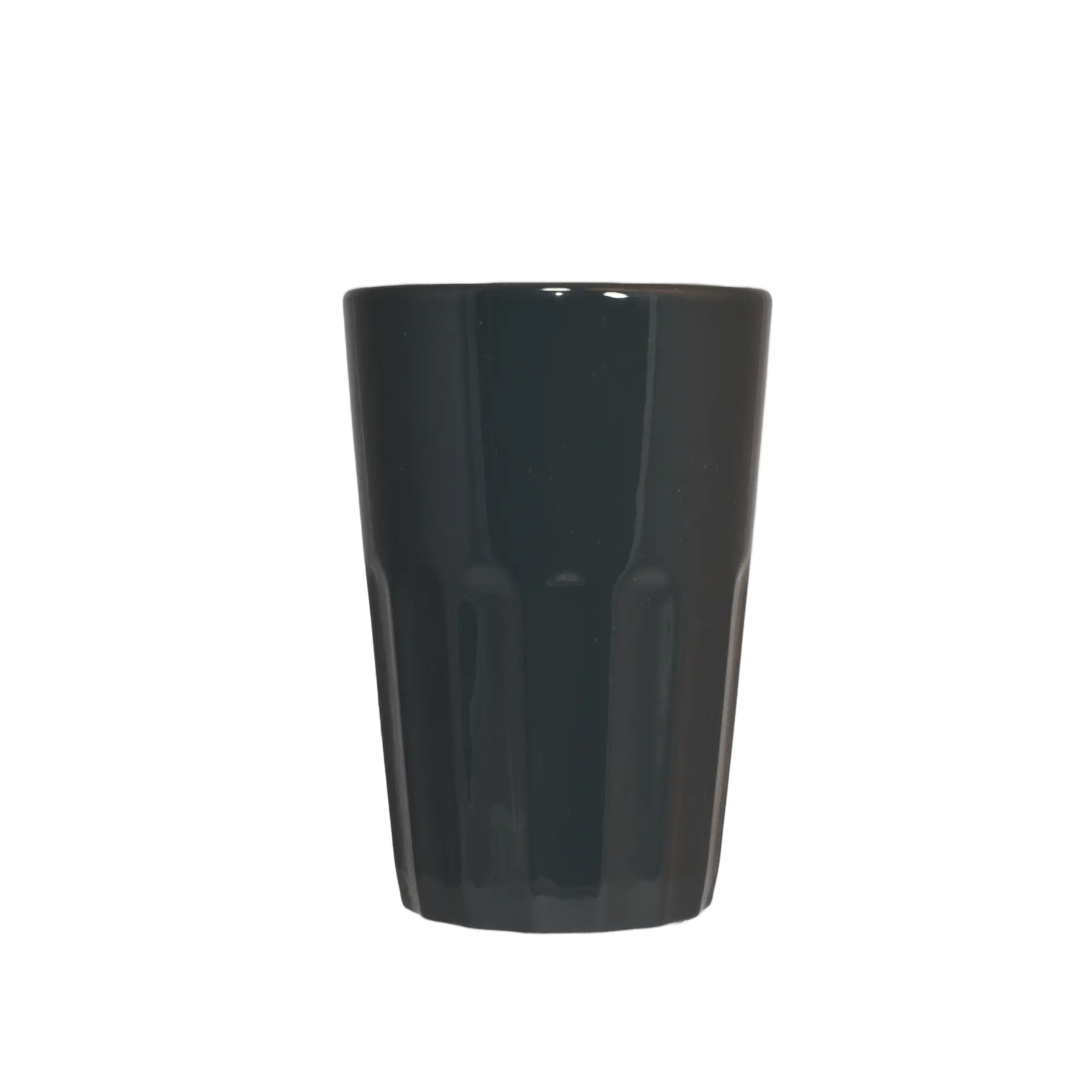 Großes Latte Macchiato Becher 2er Set in Anthrazit 400 ml | Mahlwerck Shop