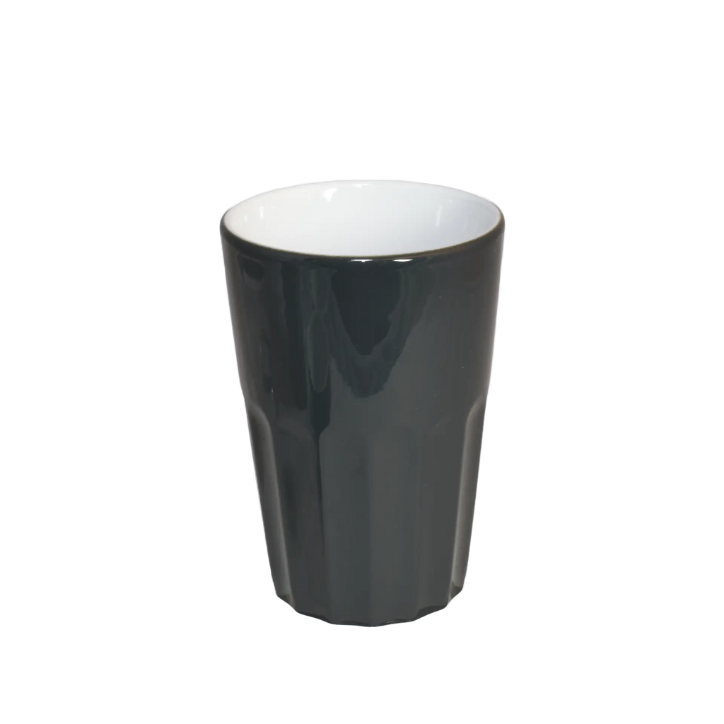 Großes Latte Macchiato Becher 2er Set in Anthrazit | Mahlwerck Shop