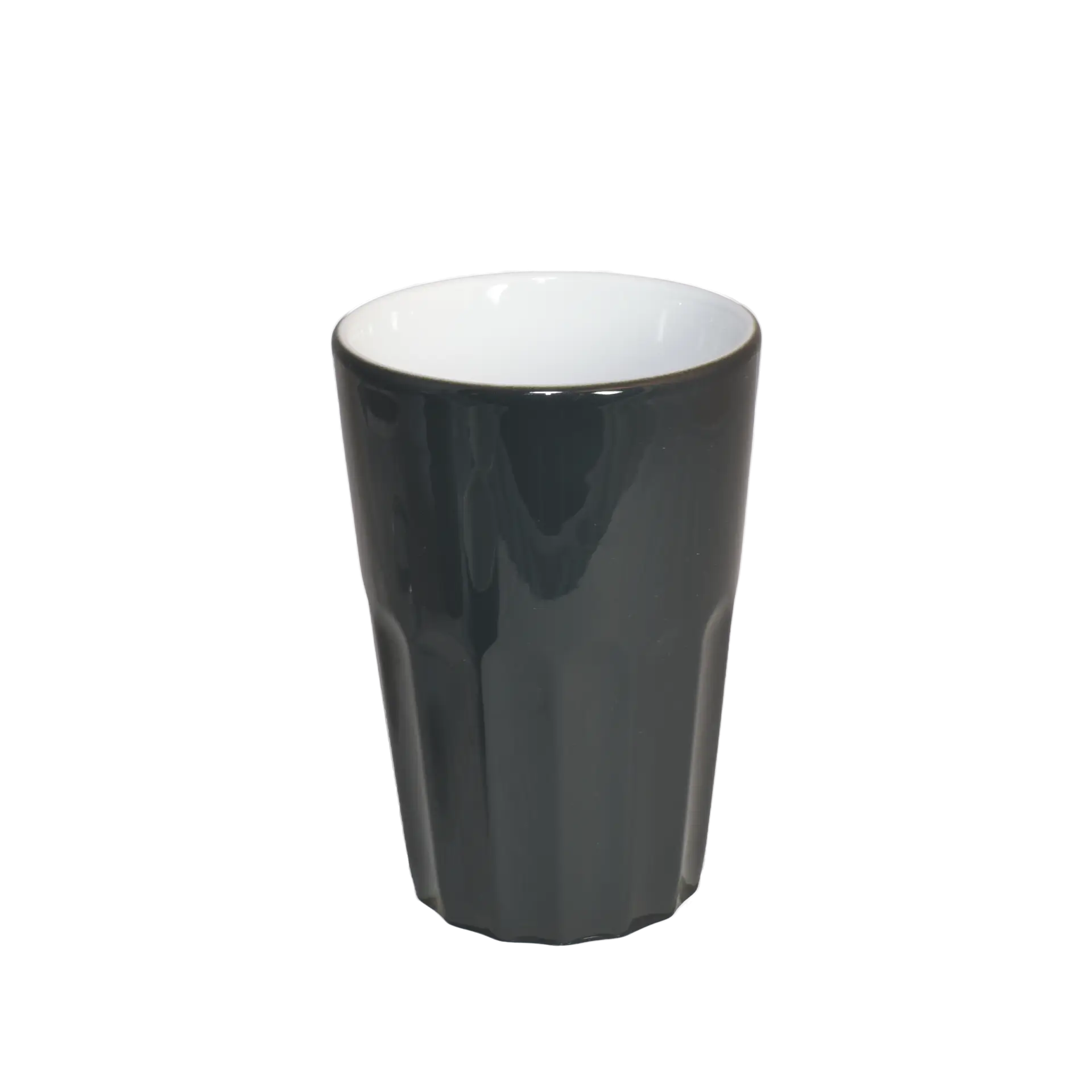 Großes Latte Macchiato Becher 2er Set in Anthrazit | Mahlwerck Shop