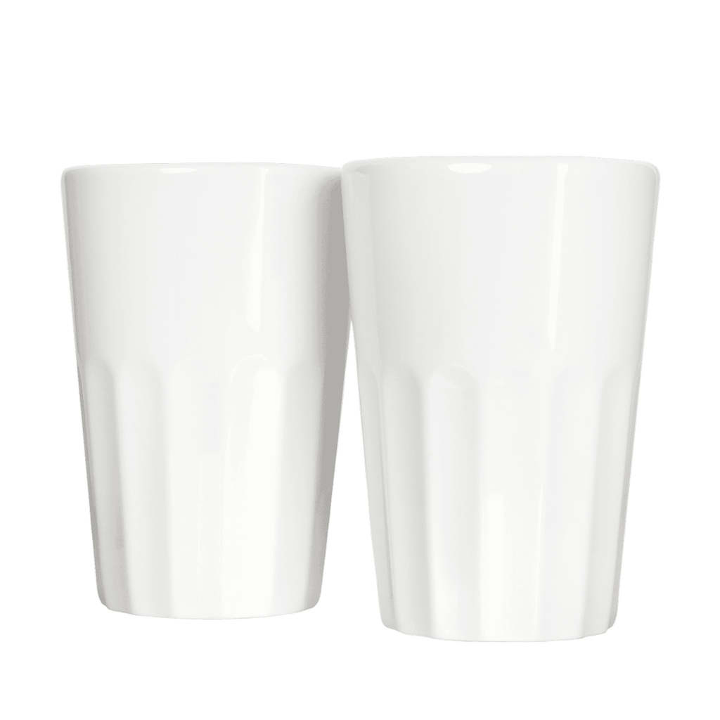 Handveredeltes Latte Macchiato Becher 2er Set - Mahlwerck Manufaktur