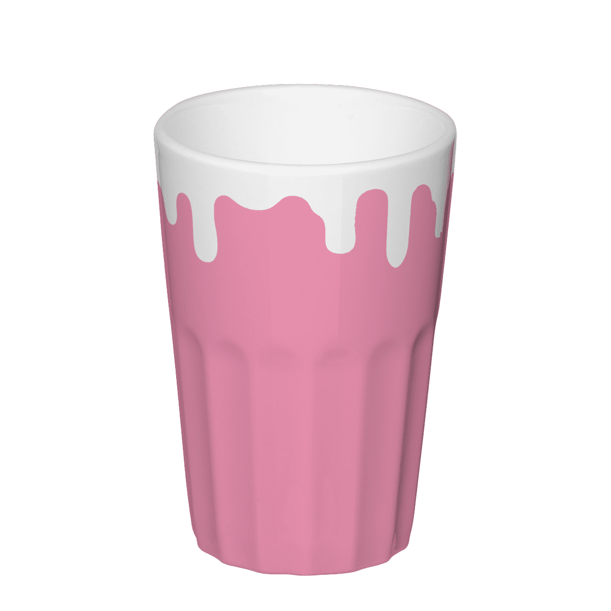 Großer Kaffeebecher Pink Porzallan  - Mahlwerck
