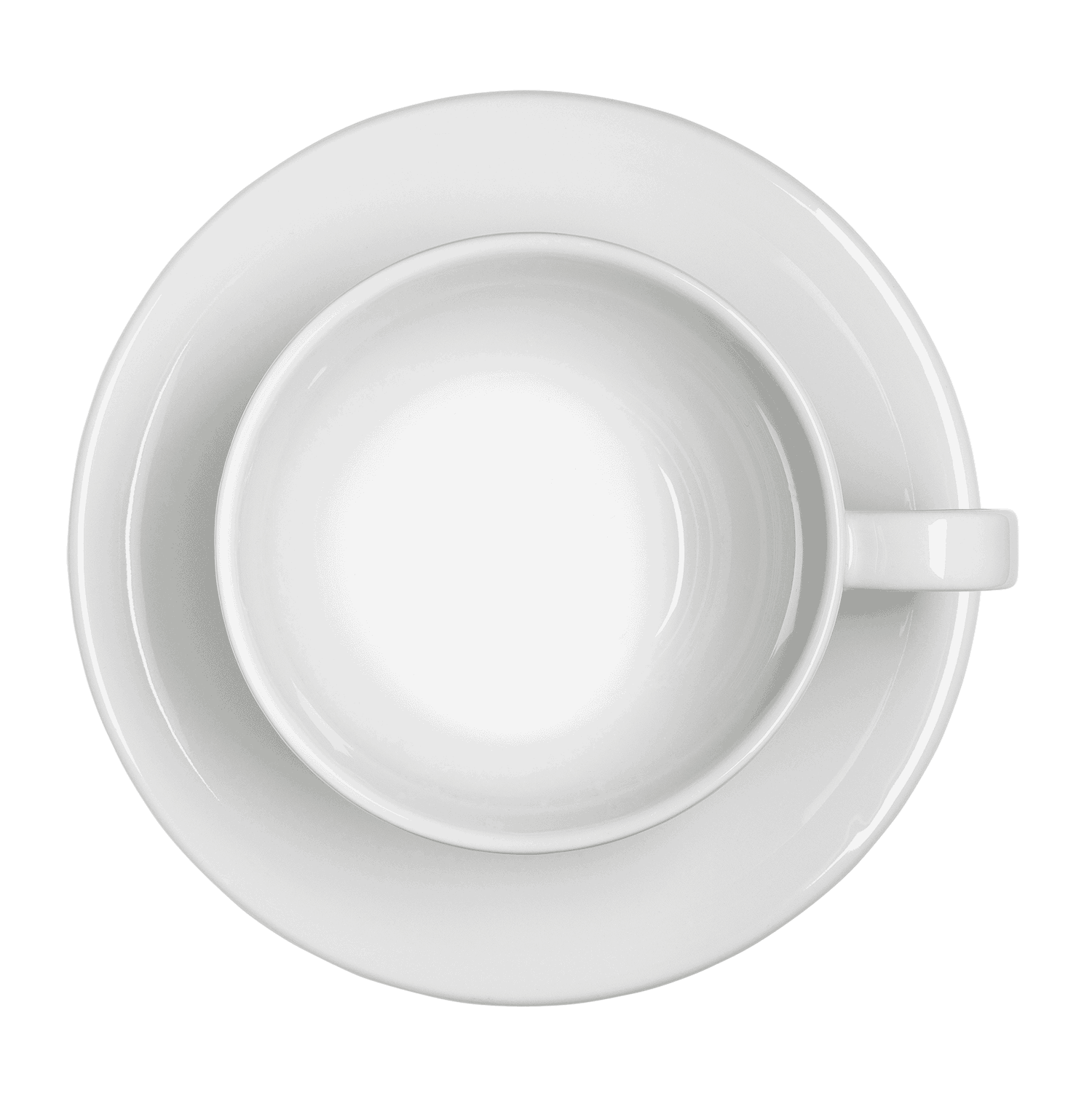  Café au Lait Tassen Set aus Porzellan