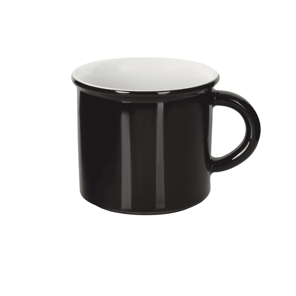 Retro Kaffeetassen schwarz kaufen - Mahlwerck Porzellan