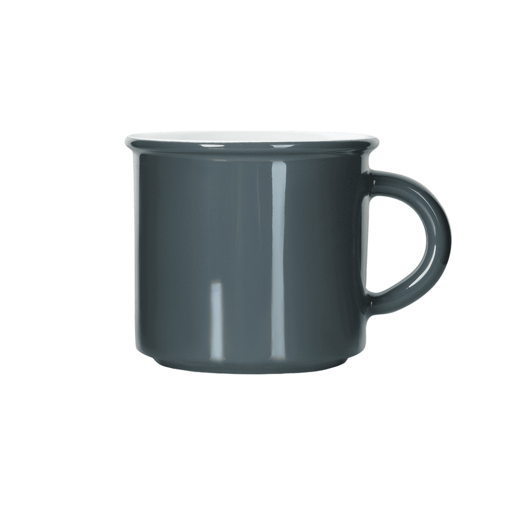 Vintage Tasse in Grau - Mahlwerck Porzellan