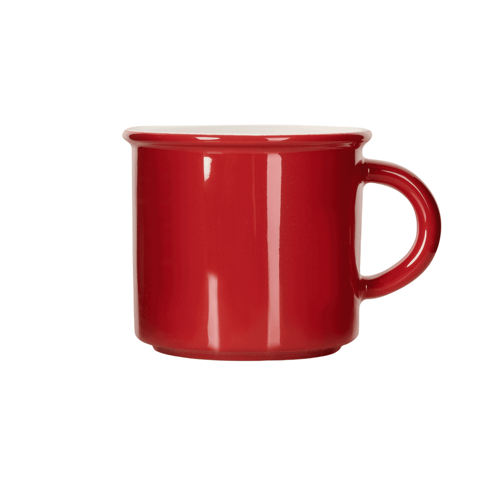 Vintage Kaffeetasse rot - Mahlwerck Porzellan