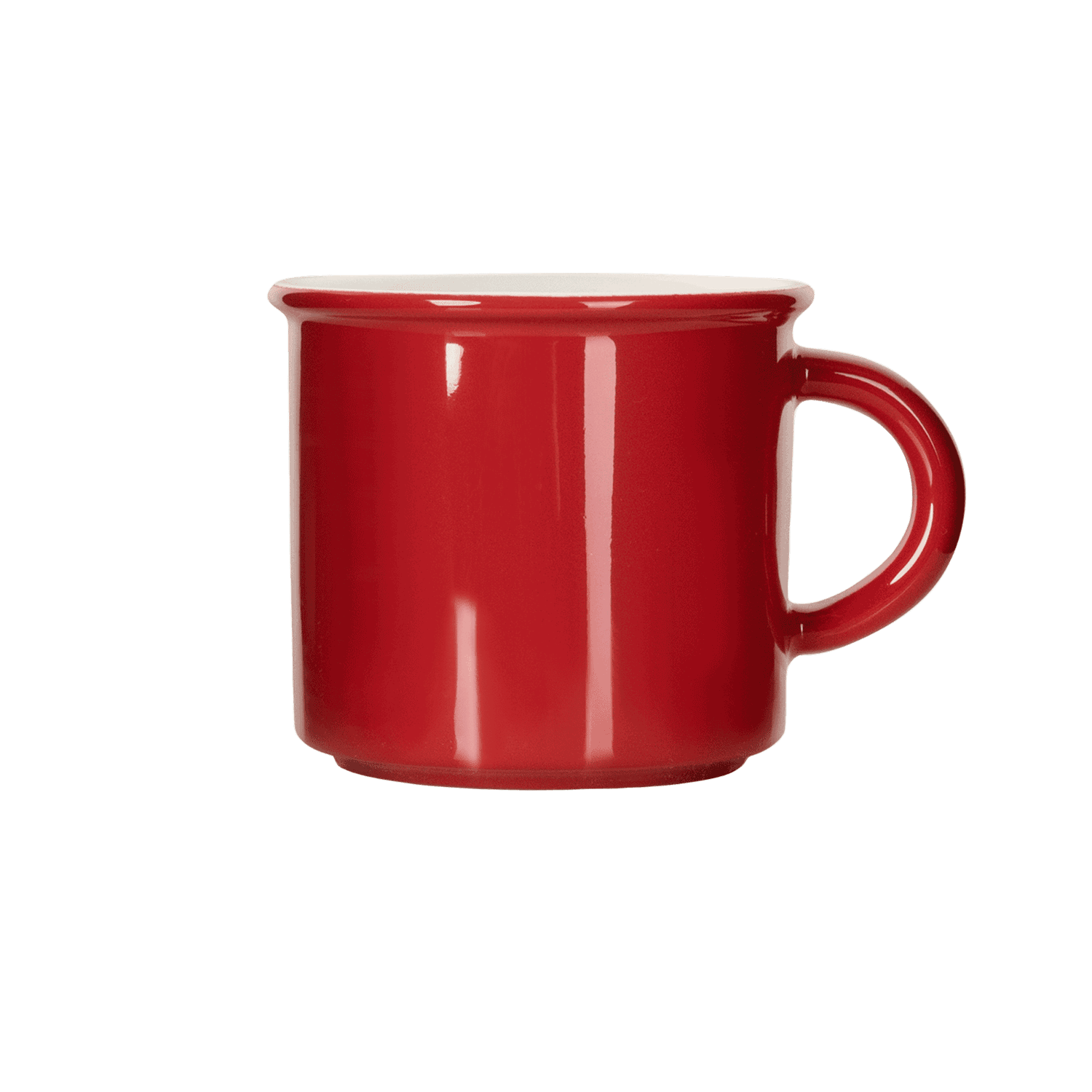 Vintage Kaffeetasse rot - Mahlwerck Porzellan