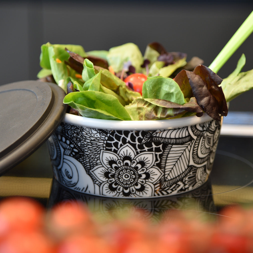 Boho Lunchbox mit Deckel to go 850 ml | Mahlwerck Shop