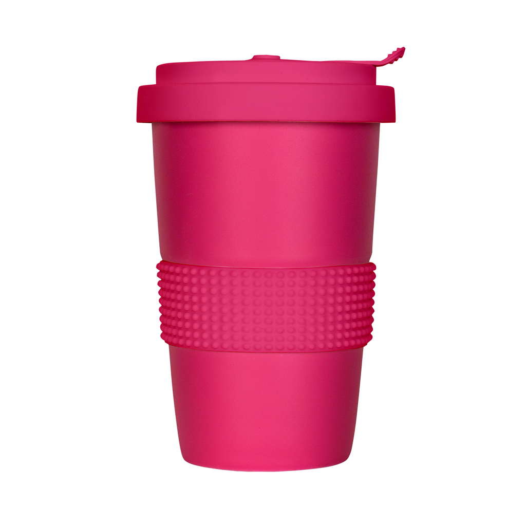 oekologischer isolier-becher in pink 400ml