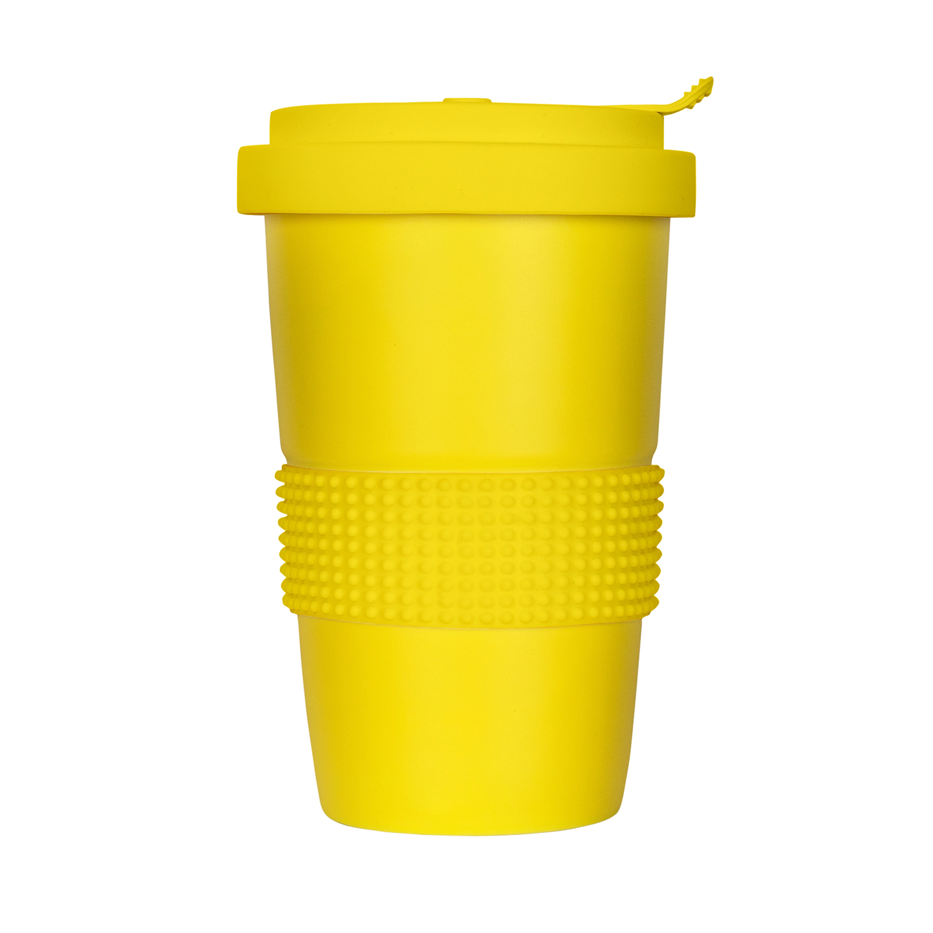 auslaufsicherer thermo-becher in gelb 400ml