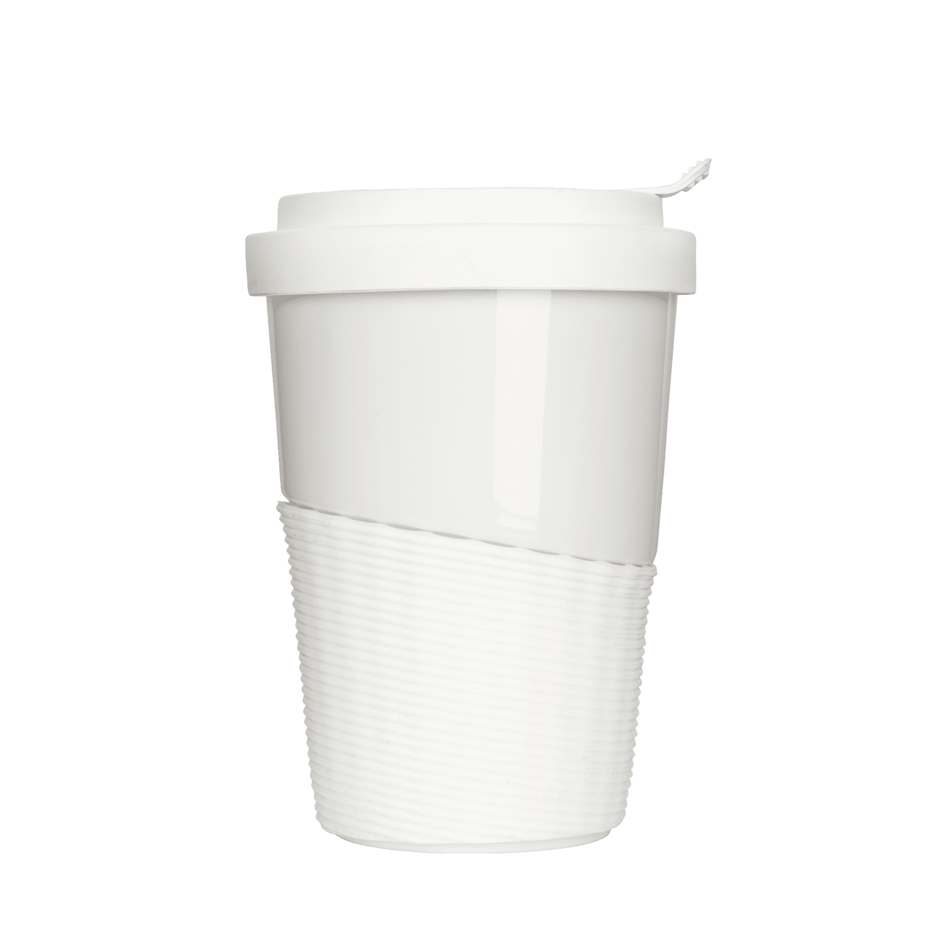 Weißer Porzellan Coffee to Go Becher - Mahlwerck Porzellan