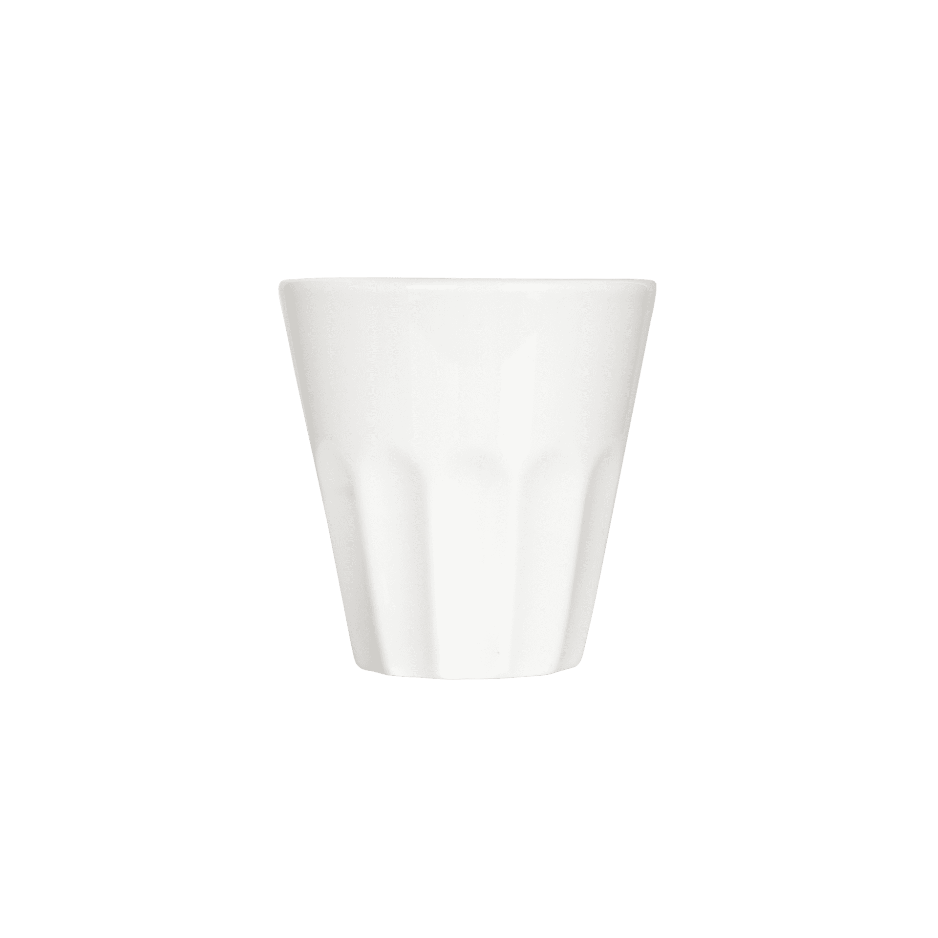 Moderner Porzellan Espressobecher ohne Henkel 100 ml – Mahlwerck Manufaktur